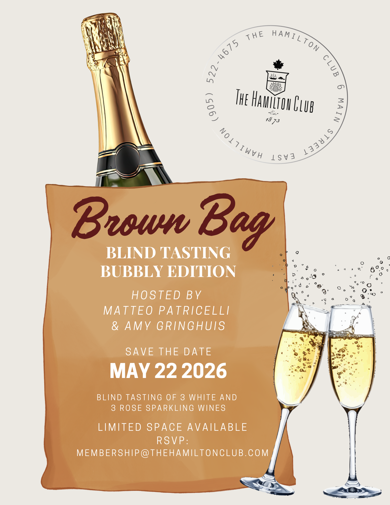Brown Bag Blind Tasting Bubbly Edition