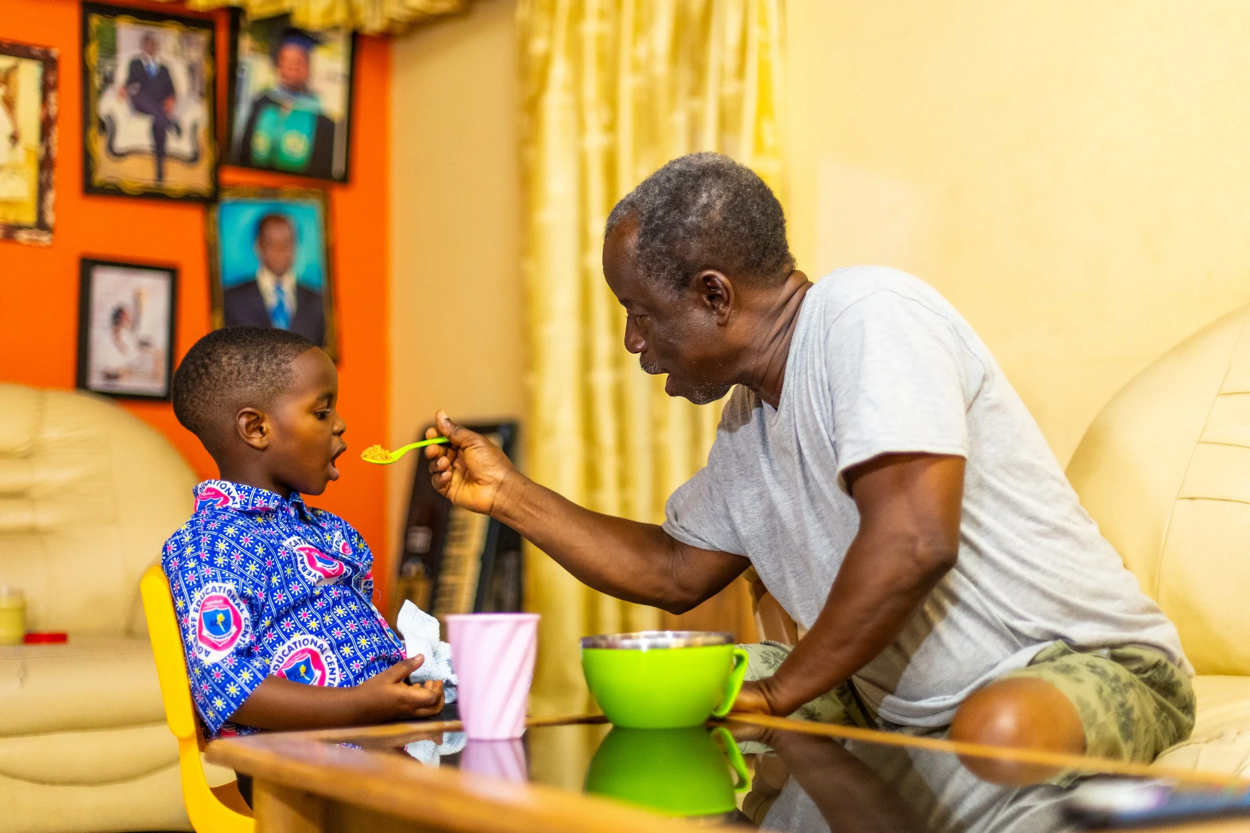 Granddad against stereotype, Pokuase