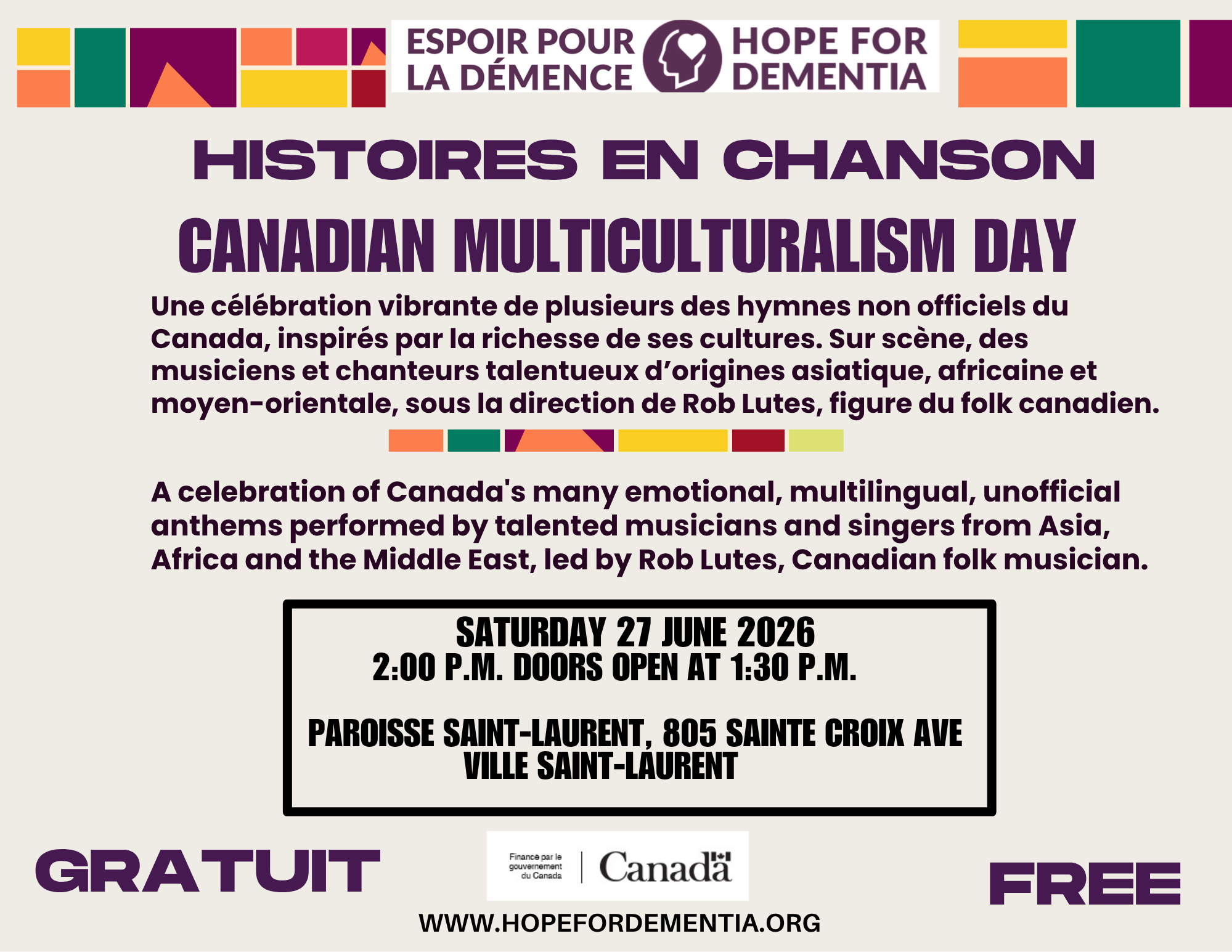 Fête Canadienne du Multiculturalisme