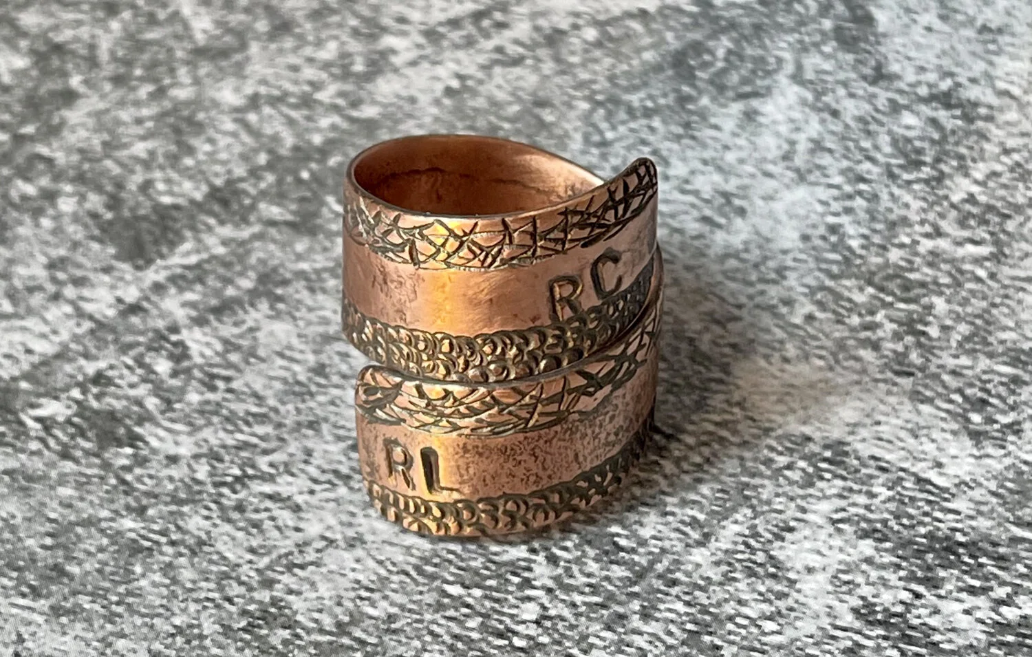 Copper Wrap Ring