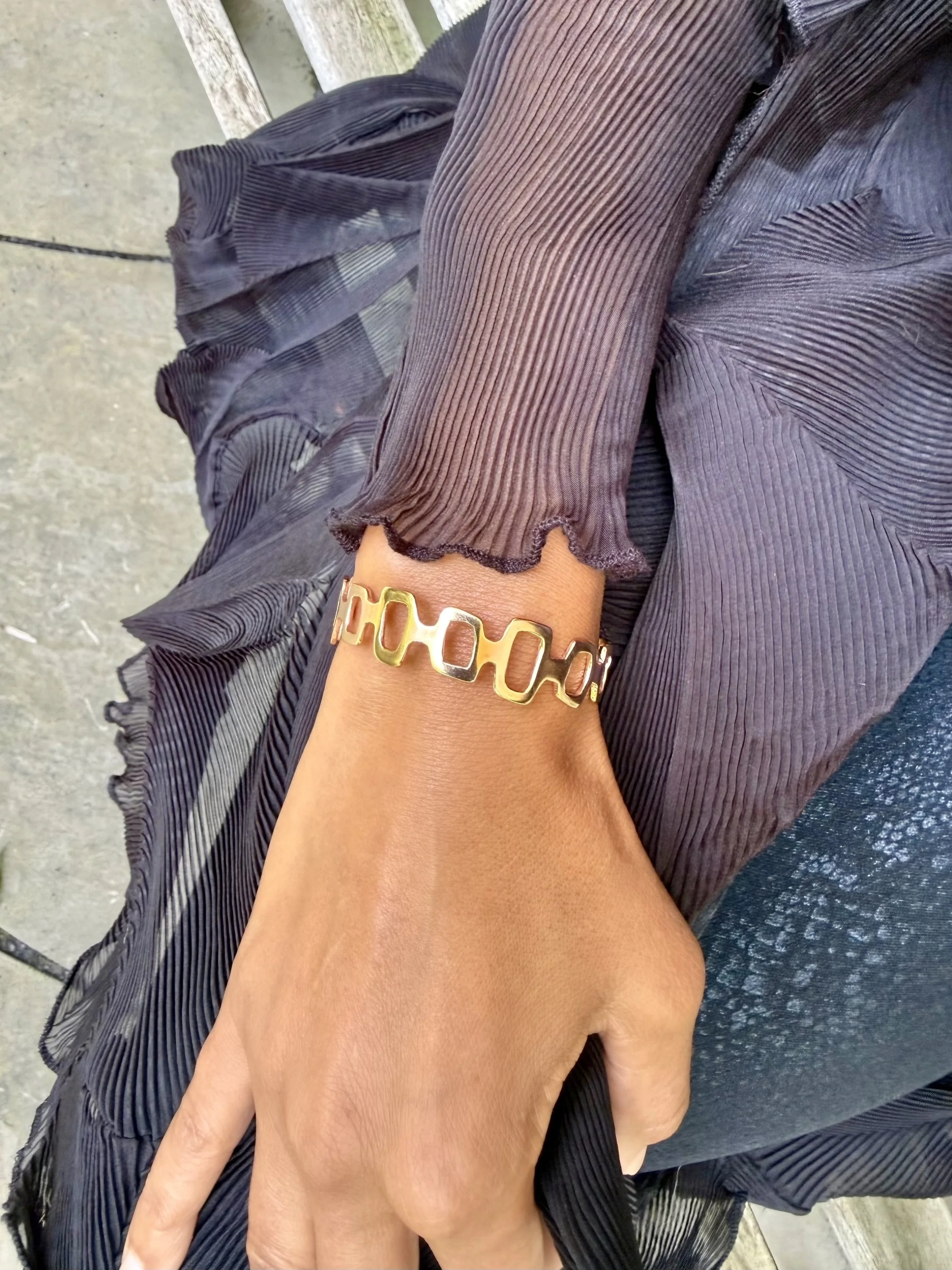 Leora Cuff brass on wrist.jpg