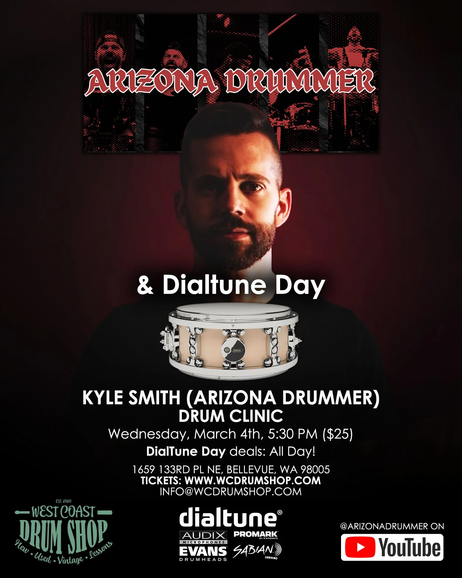 DRUM CLINIC - WesT COAST DRUM SHOP