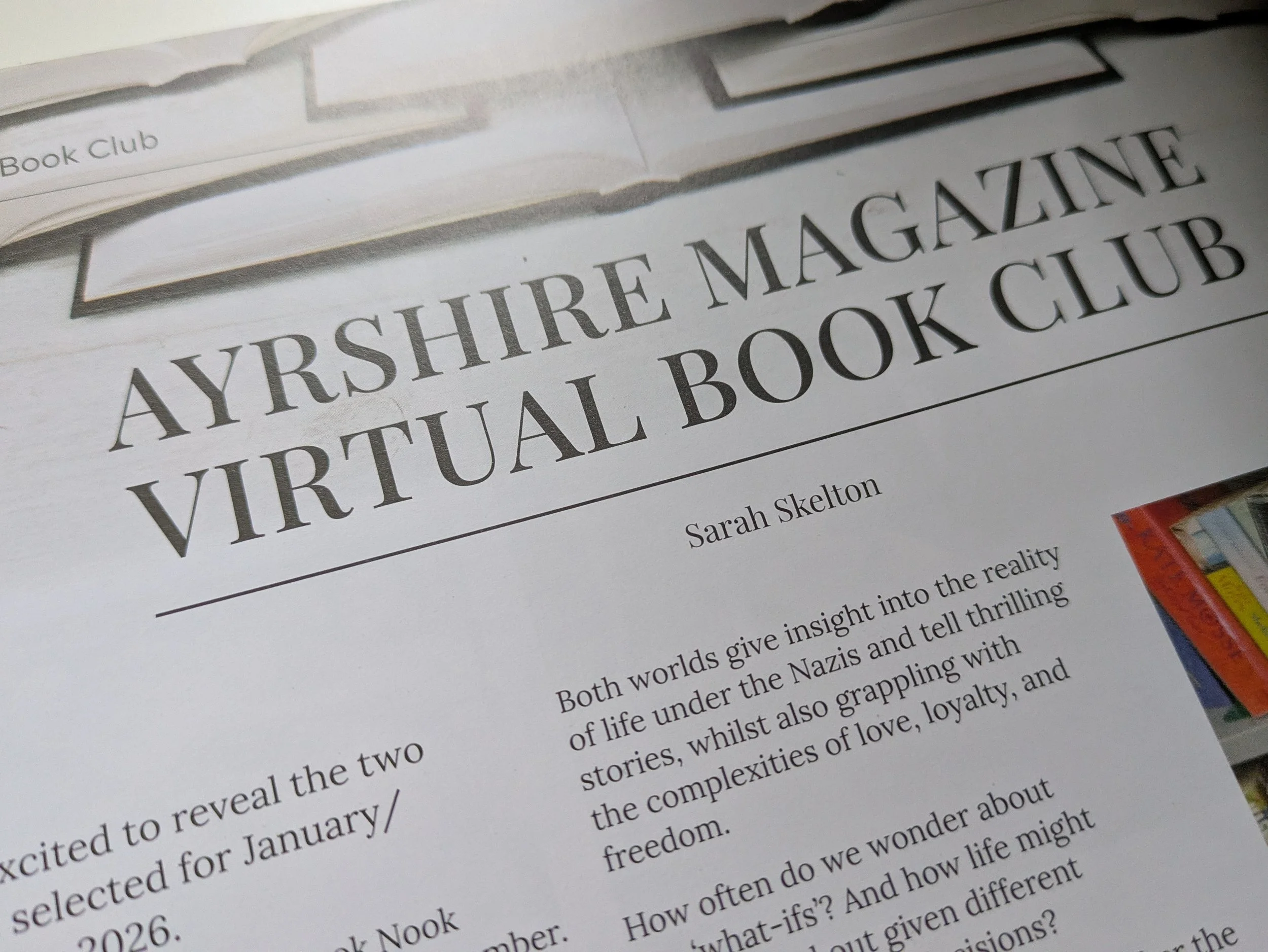 Ayrshire Magazine Virtual Book Club Subscription - 12 months