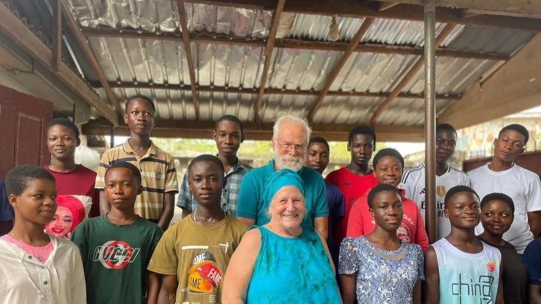 Christine and Stephan Anansi students