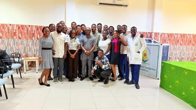 Group of people in classroom