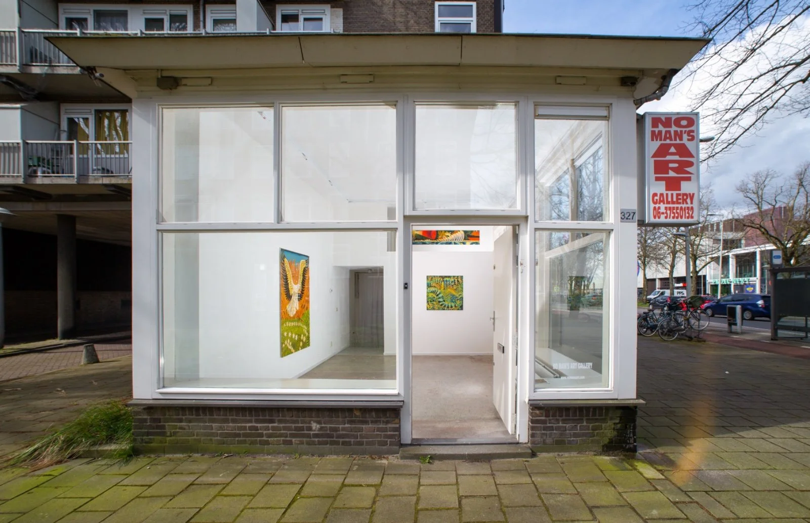 ANTSONG, solo exhibition at No Man’s Art Gallery, Amsterdam, NL, 2024. Photo Tommy Smits