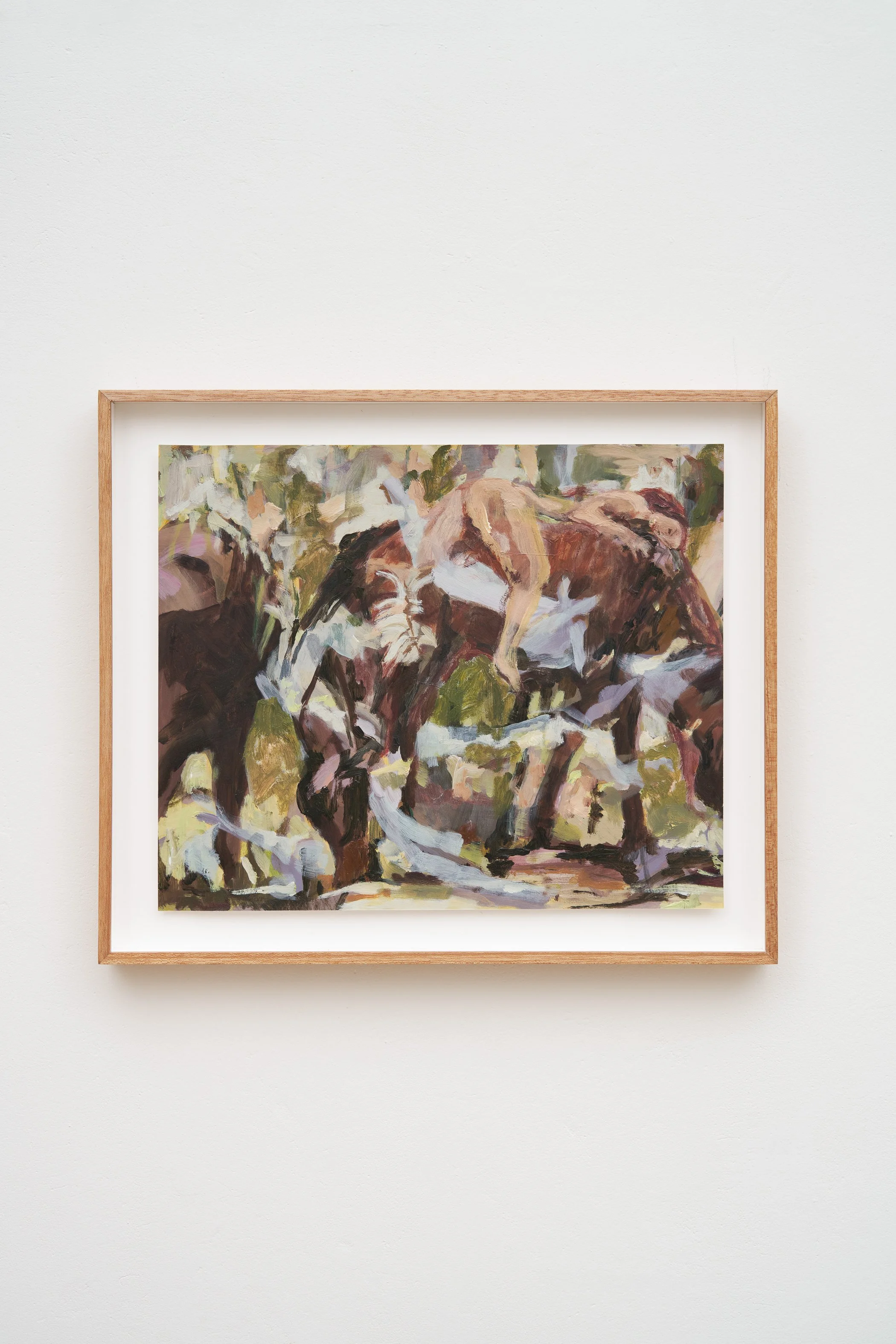 Partner, 2026, Acrylic on archival paper, 44,5 x 36,6 cm, 53 x 44,9 cm (framed). Photo Jonathan de Waart