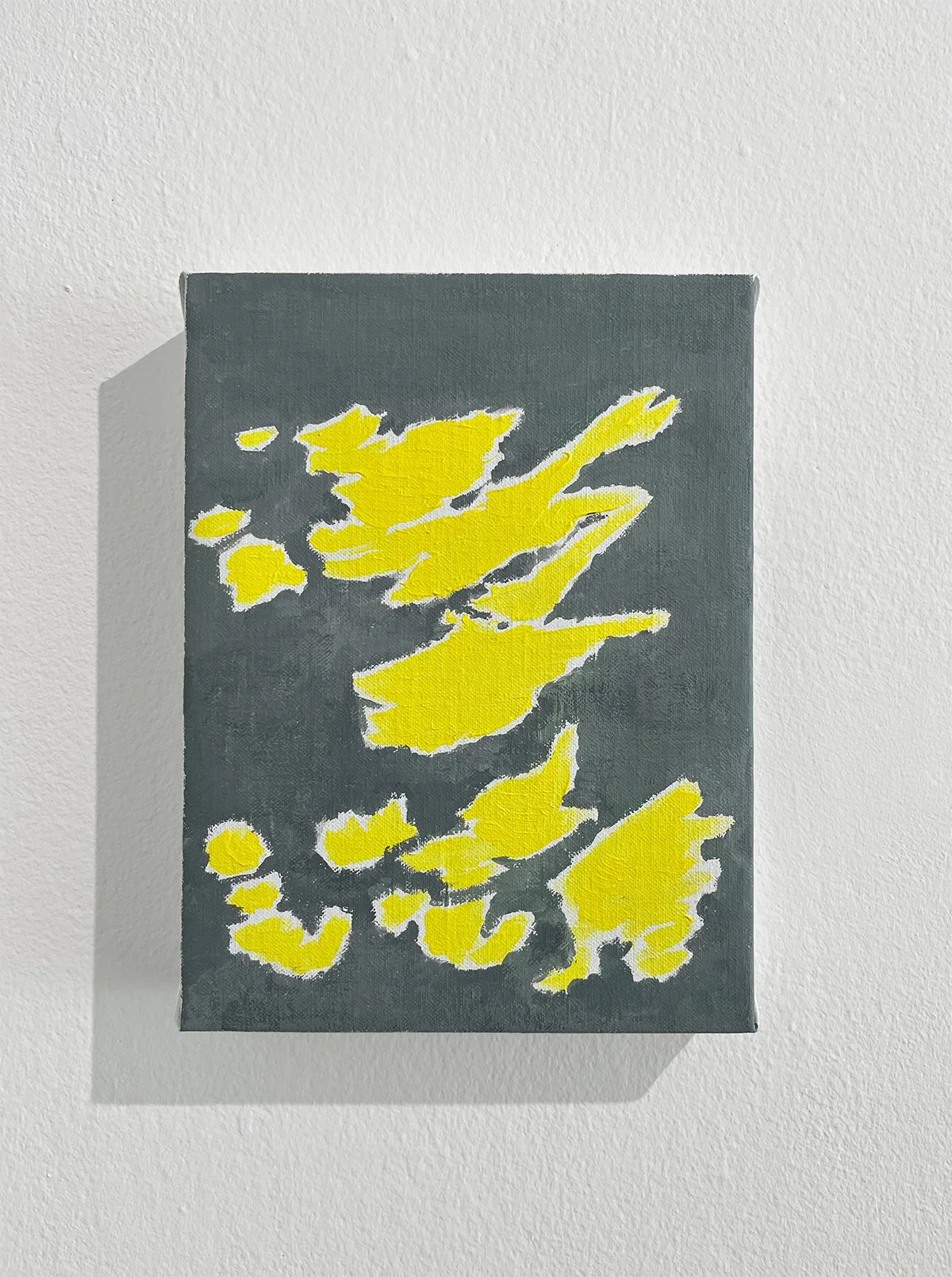 Sentences of Mountains, 2026, Acrylic on canvas, 24 x 18 cm