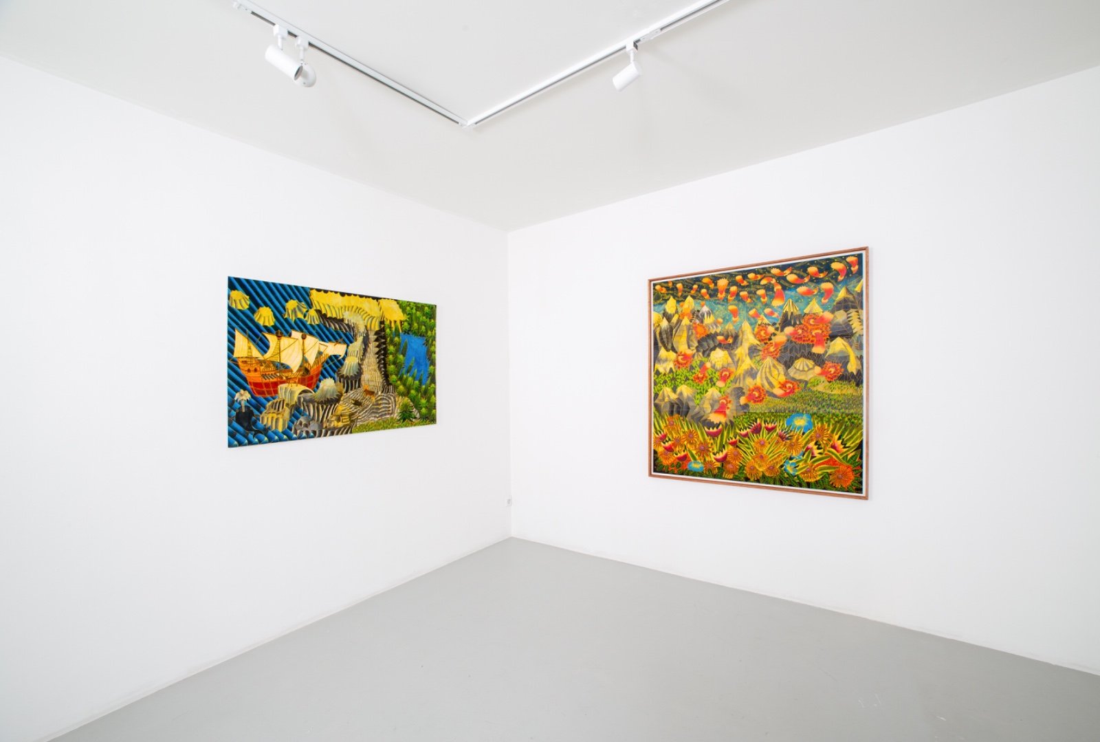 ANTSONG, solo exhibition at No Man’s Art Gallery, Amsterdam, NL, 2024. Photo Tommy Smits