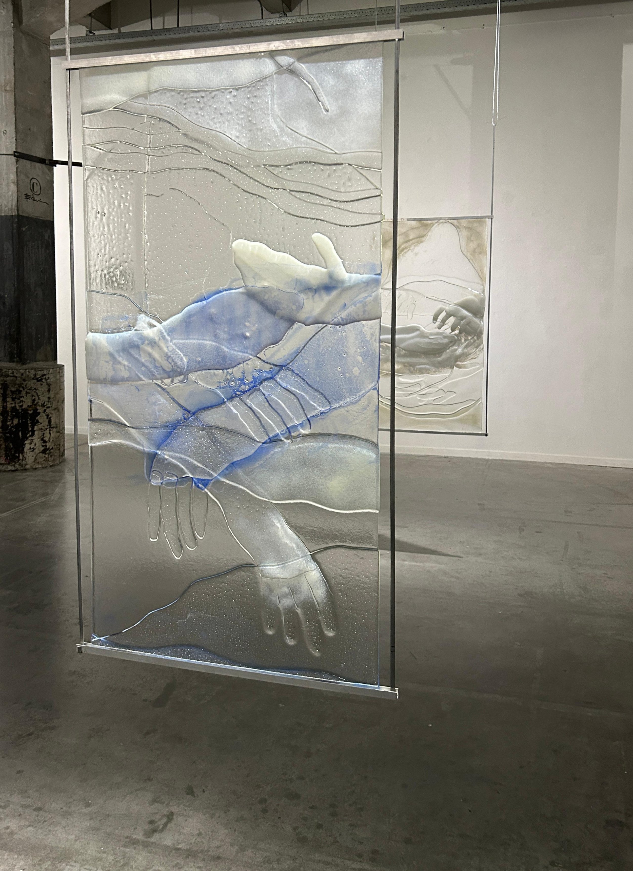 Installation view from O vader, kom huiswaarts, group exhibition, Loods6, Amsterdam, NL, 2026