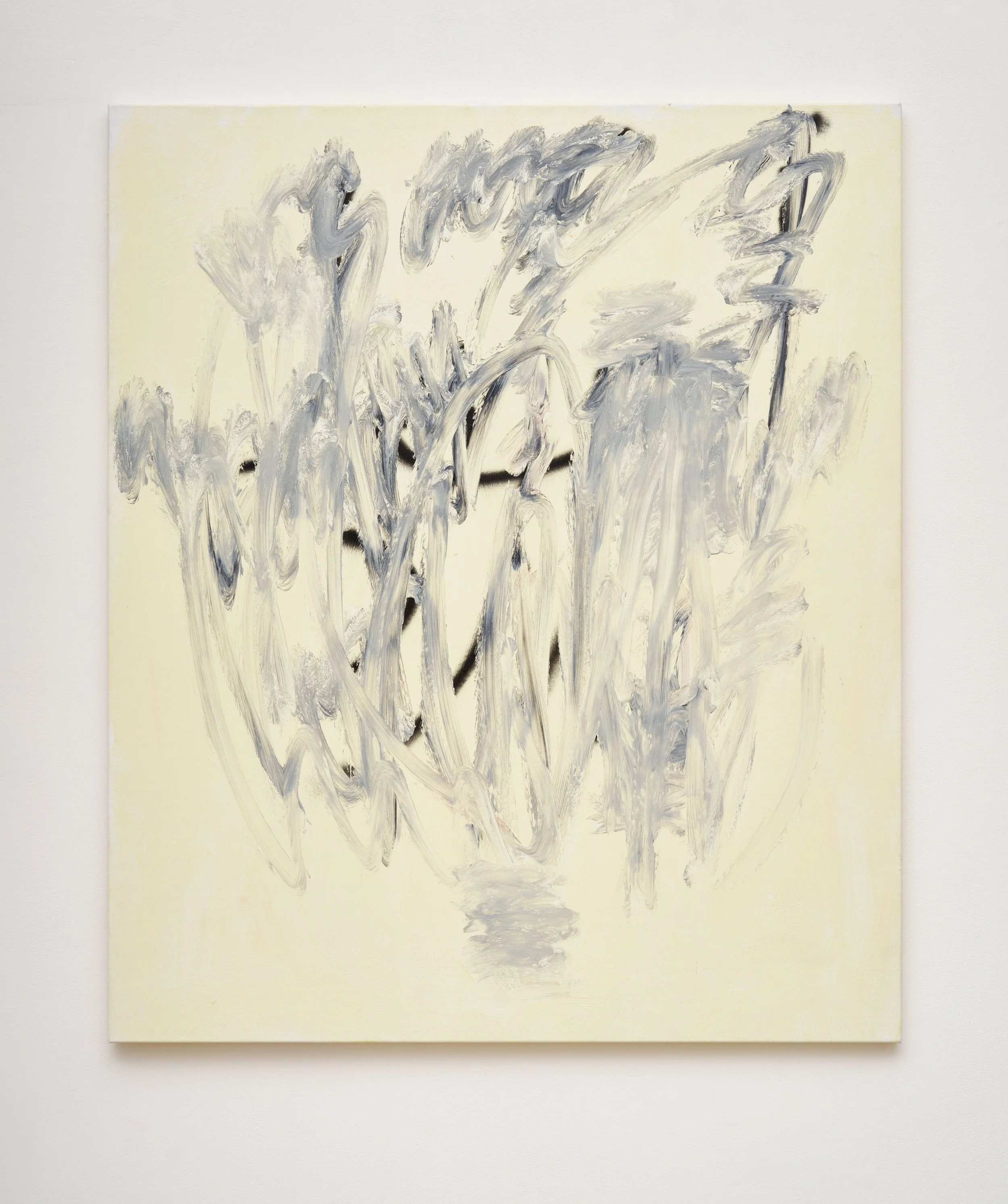 Grey on grey, 2019. Acrylic on canvas, 130 x 110 cm. Photo: Jonathan de Waart