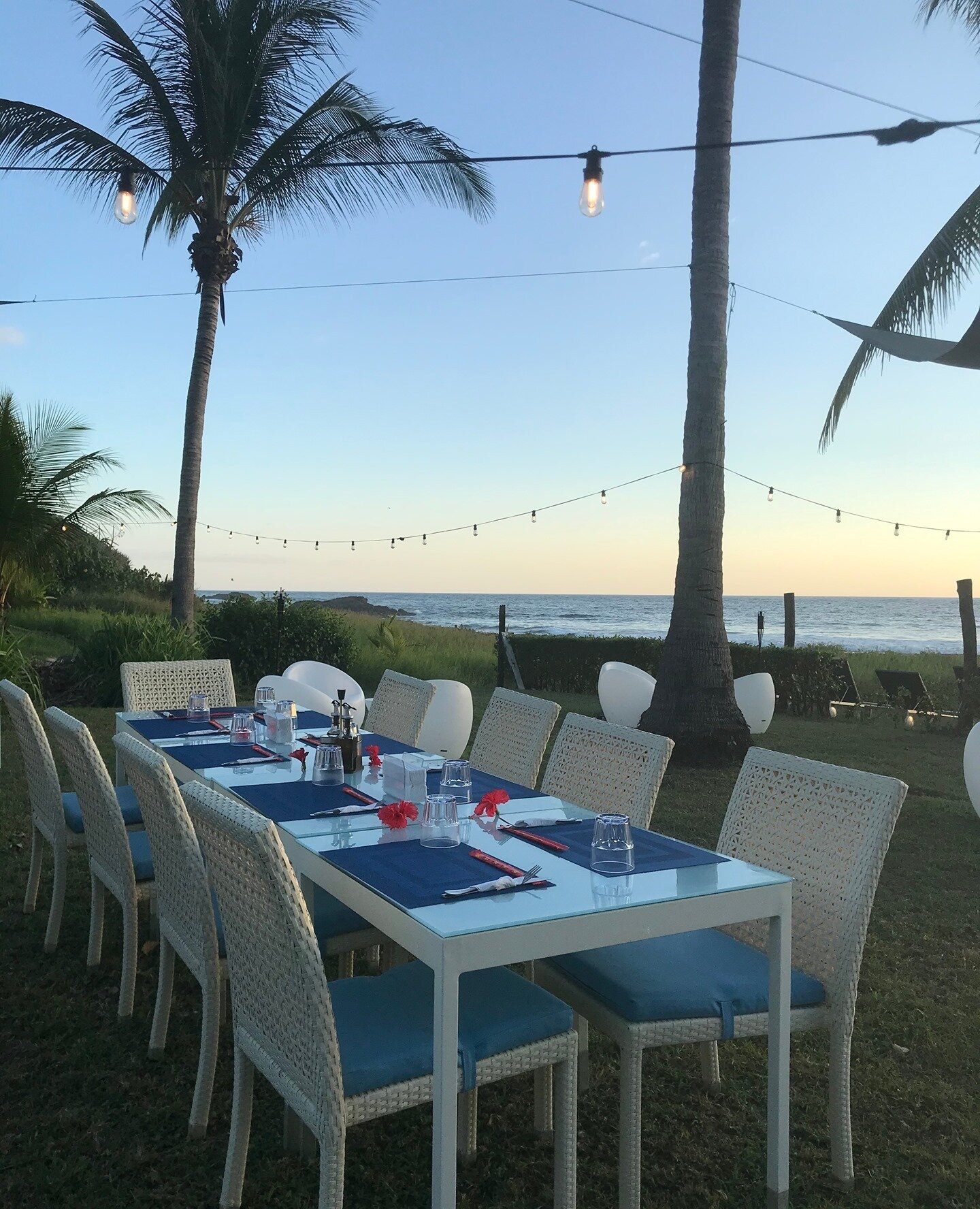 Beachfront Dinners With The Blue Nomads.⁠
⁠
We are on a mission to bring lift to Azul by gathering around beachfront special dinner tables, talking about inspiring topics, creating connections with like-minded people and helping them back to a meanin