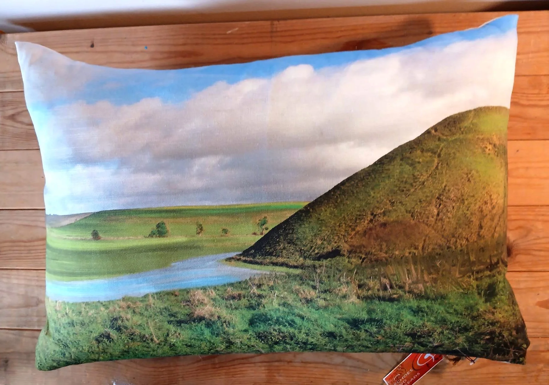 Silbury Hill, Avebury Original Digital Painting Cushion