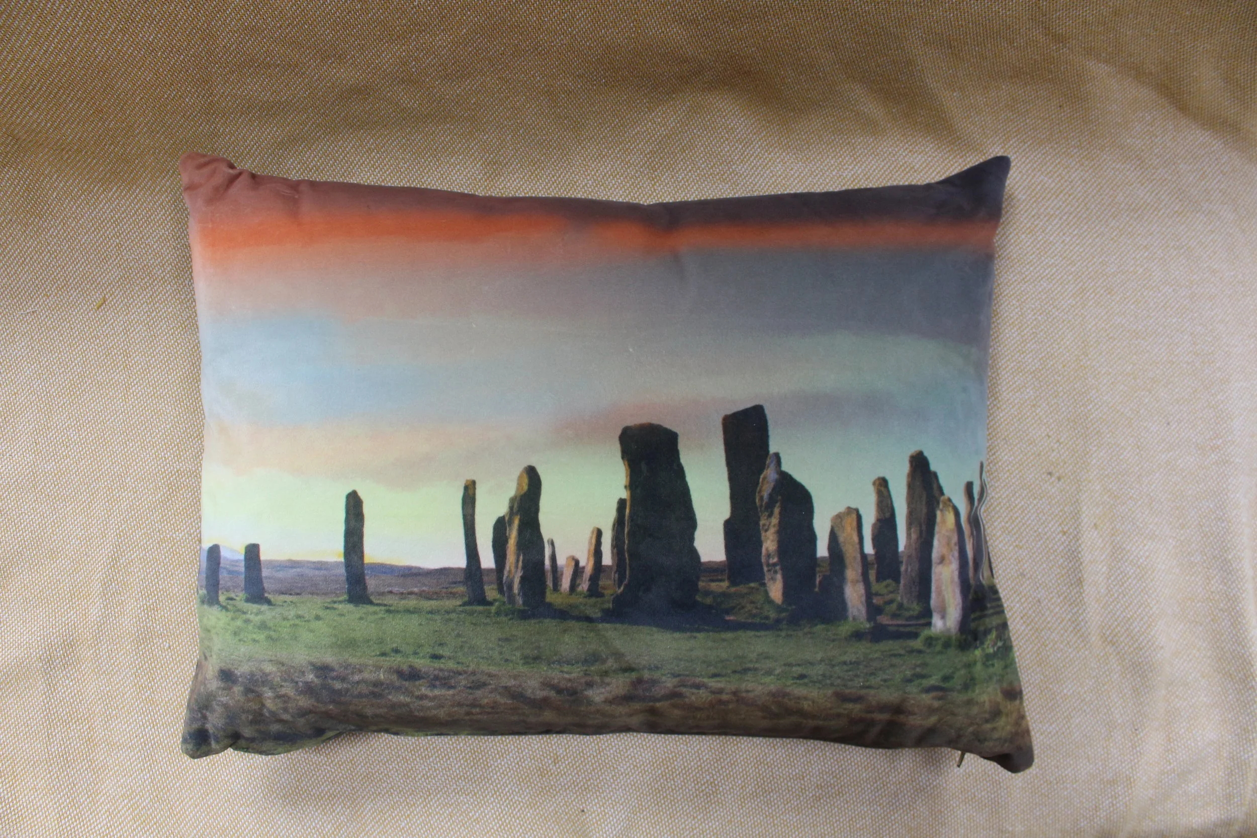 Callanish Stones Original Digital Painting Cushion
