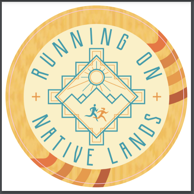 NEW Running on Native Lands Stickers (small)