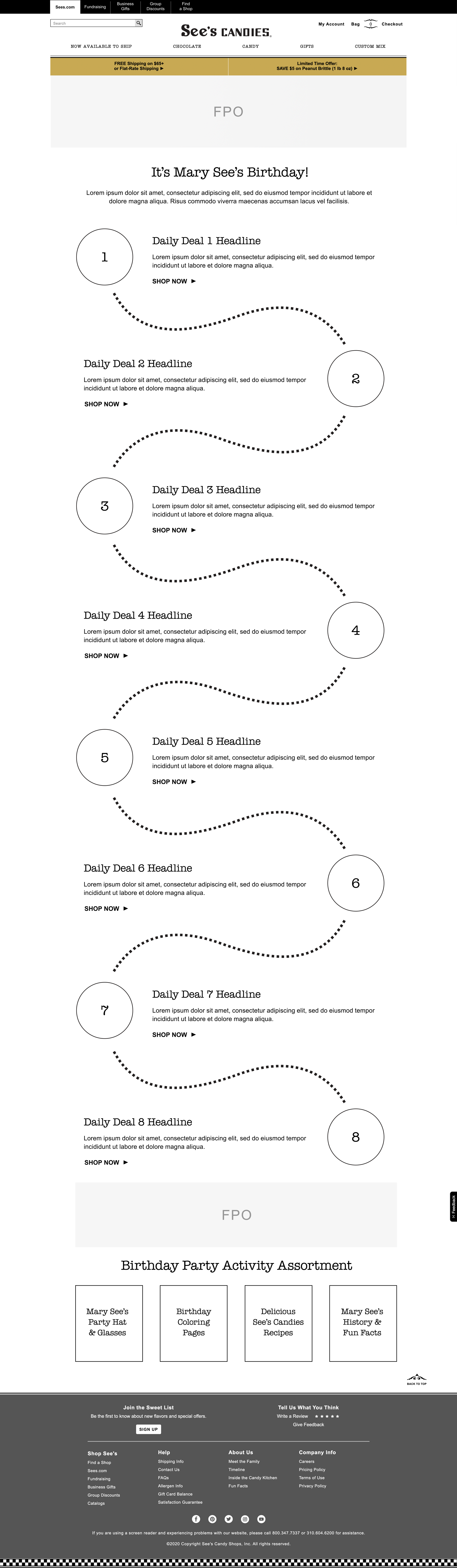 Early Wireframe Concept
