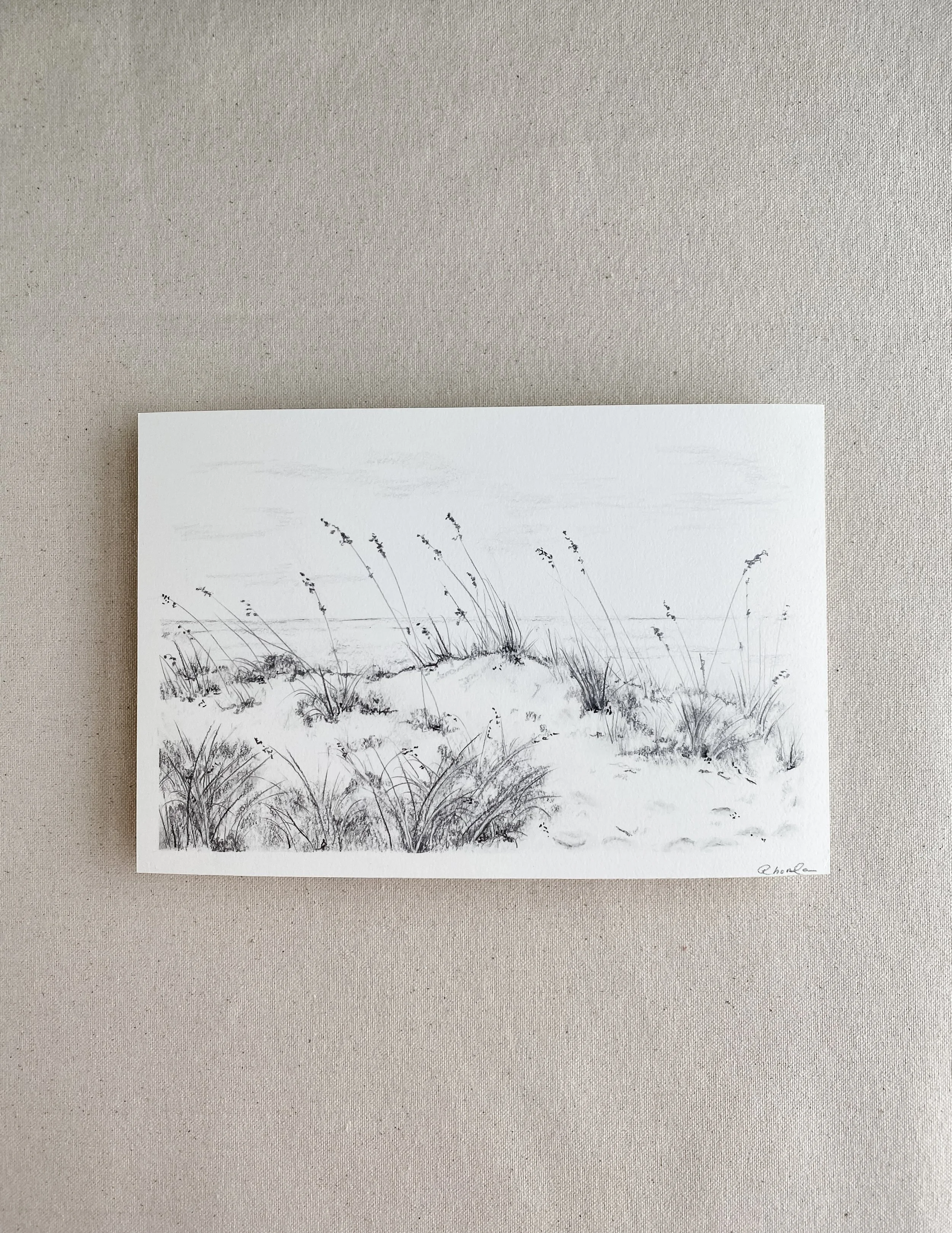 Walking Along the Shore