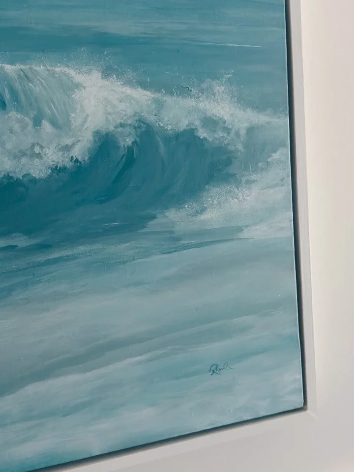 My commissioned oil painting from 5 years ago for my parent's beach home. It still surprises me every time I see it.