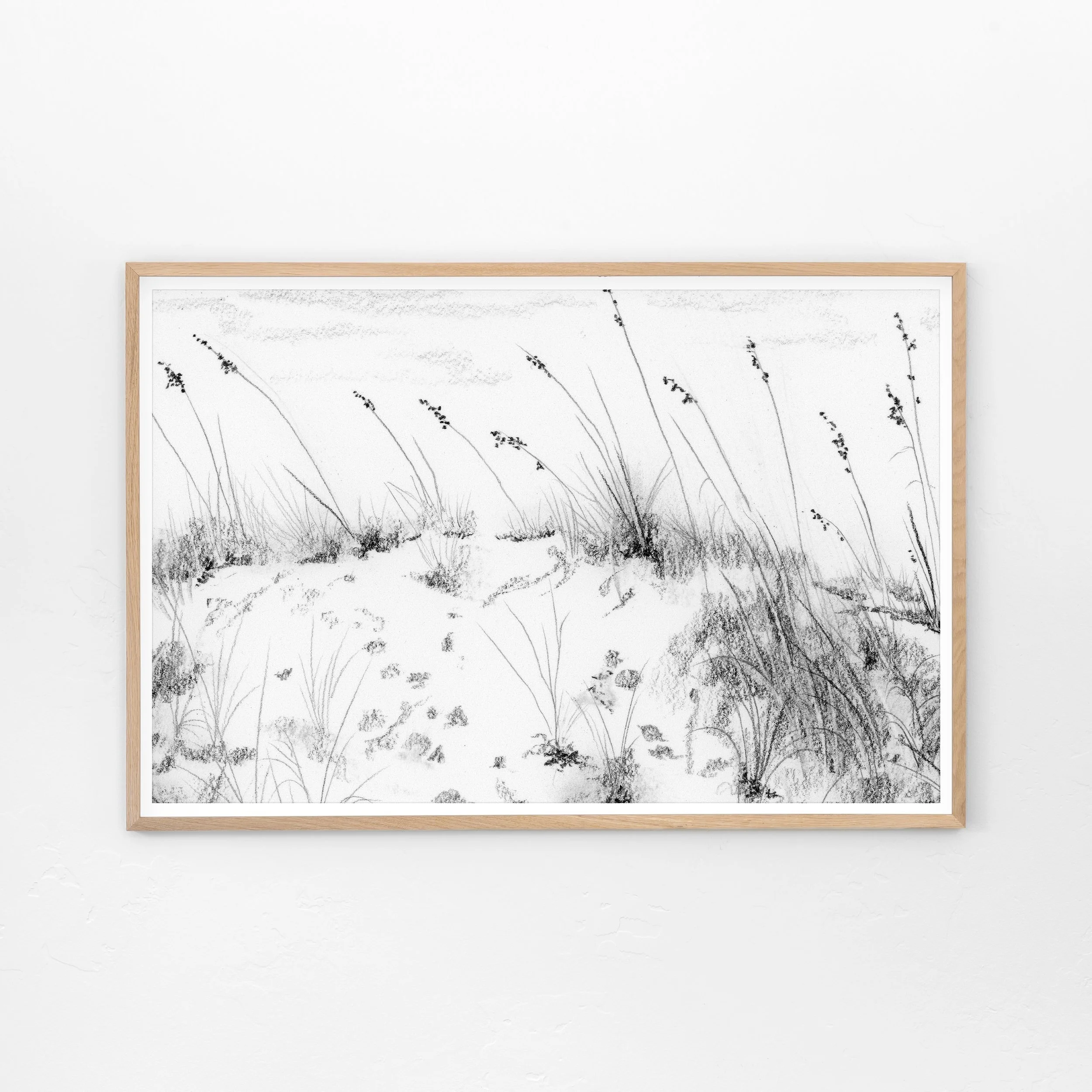 Enjoying the sand dunes view while at the beach drawing