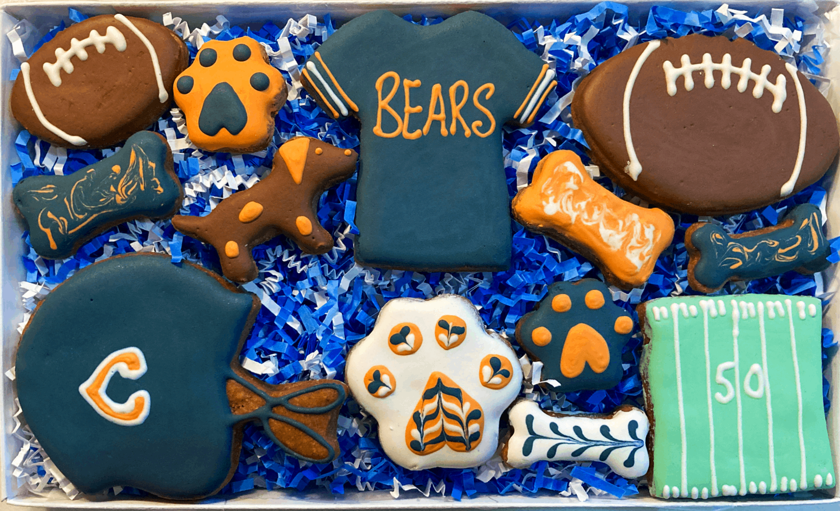 Football Dog Gift Box