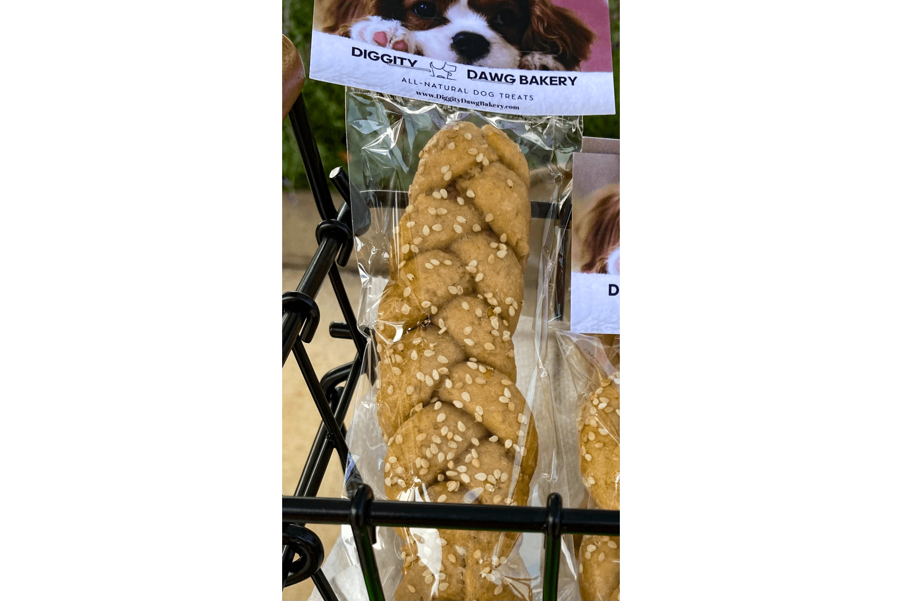 Image of Cheesy Chicken Pretzels. Shown is a pretzel braid.