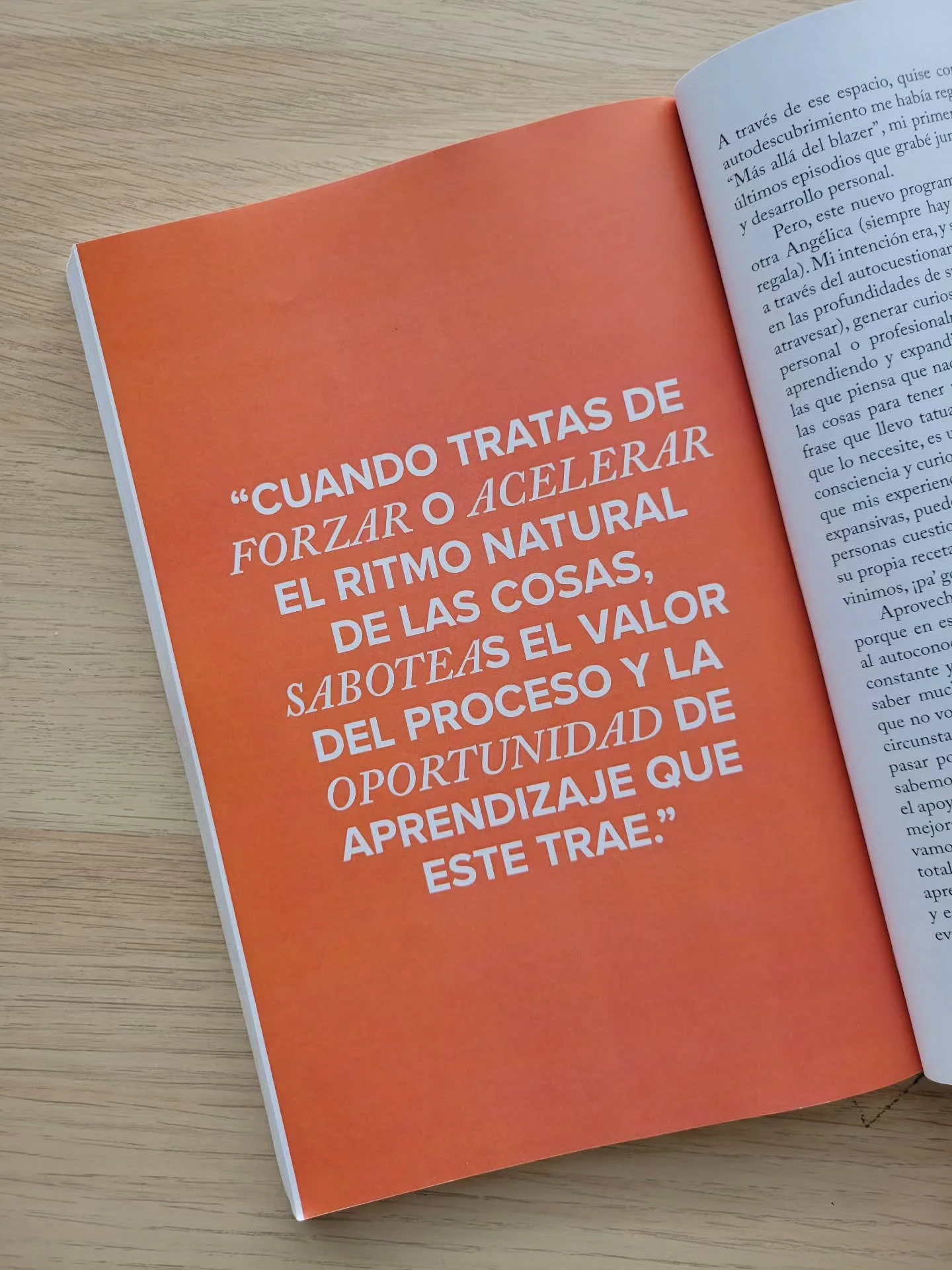 💭 &iquest;Qu&eacute; cosas est&aacute;s tratando de acelerar o forzar?

✍️🏼 Escr&iacute;belas...observa tus respuestas sin juicio y elige conscientemente d&oacute;nde quieres poner tu energ&iacute;a, qu&eacute; necesitas soltar y qu&eacute; requier