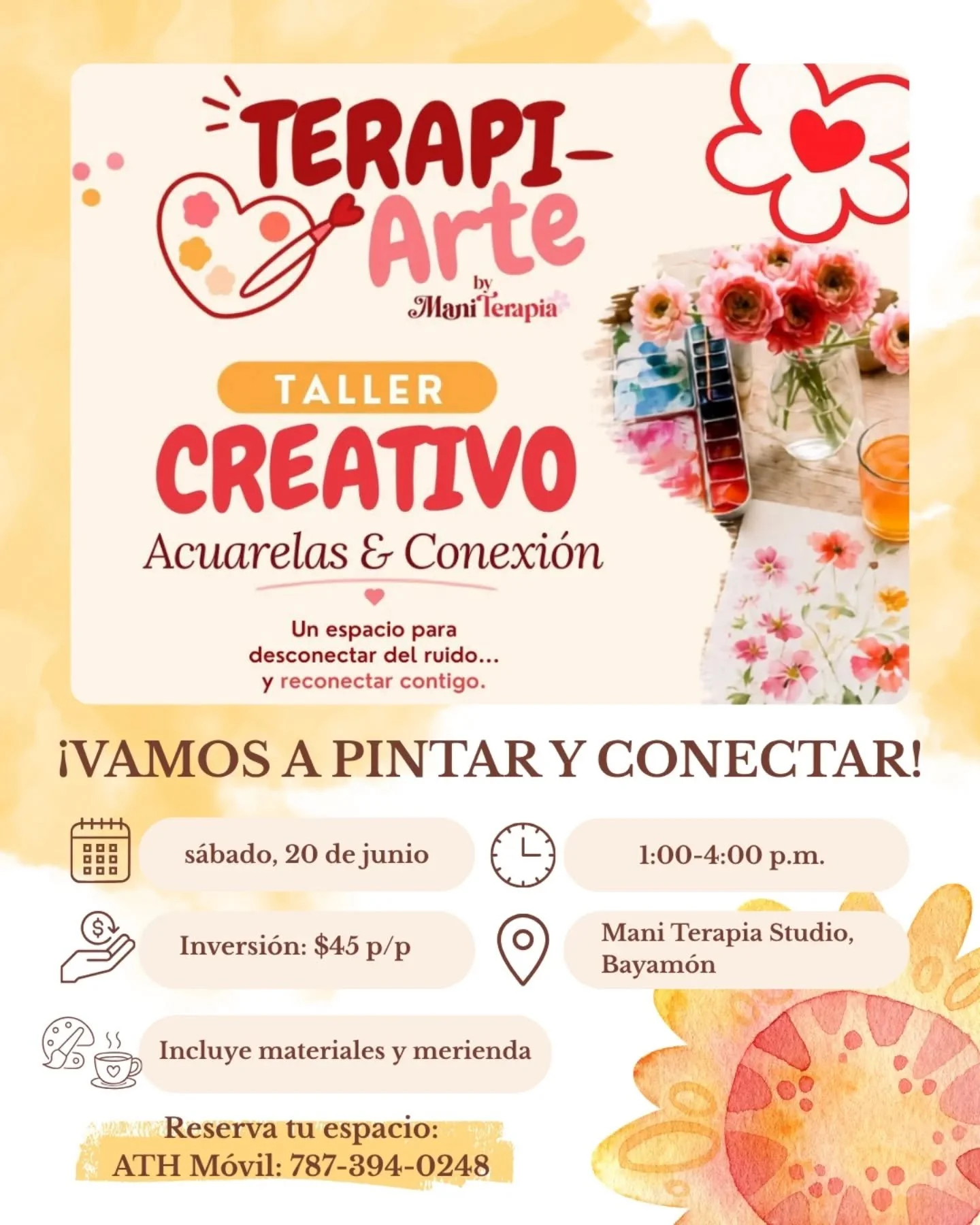 🙌🏼🖌 &iexcl;Vamos a pintar y conectar!

✨️ Te cuento....Sheyla y yo llevamos varios meses preparando el espacio que queremos compartir contigo y, &iexcl;YA EST&Aacute; LISTO para que lo disfrutemos juntas!

🎨 El s&aacute;bado 20 de junio, comparti