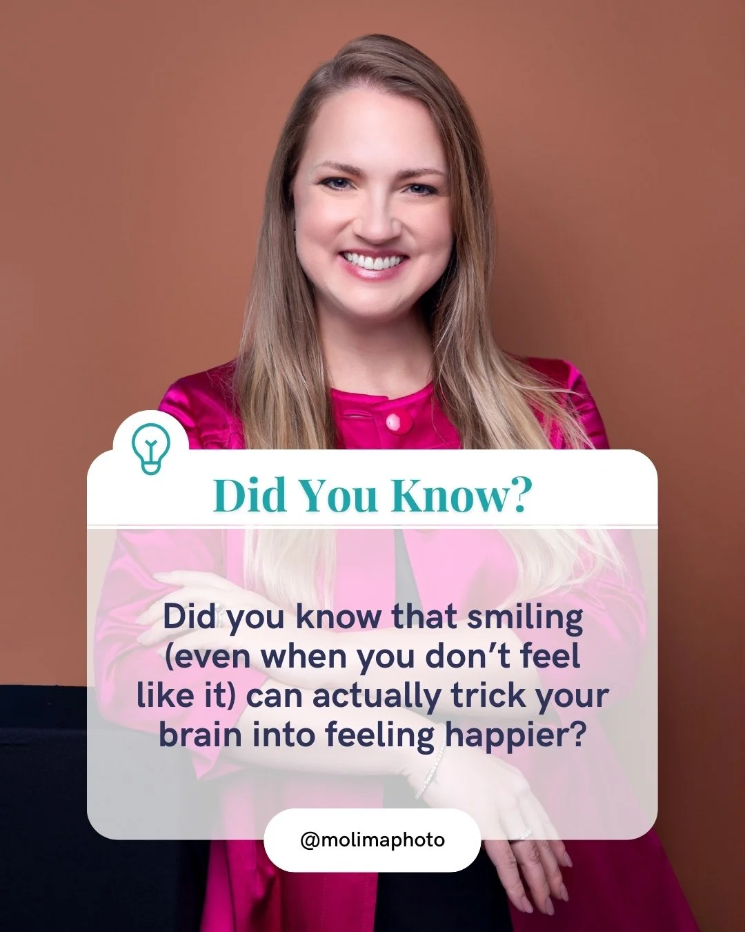 😄 Fun Fact Monday!
Did you know that smiling (even when you don&rsquo;t feel like it) can actually trick your brain into feeling happier? Science shows that the simple act of turning up those corners sends a signal to your brain that says: &ldquo;He