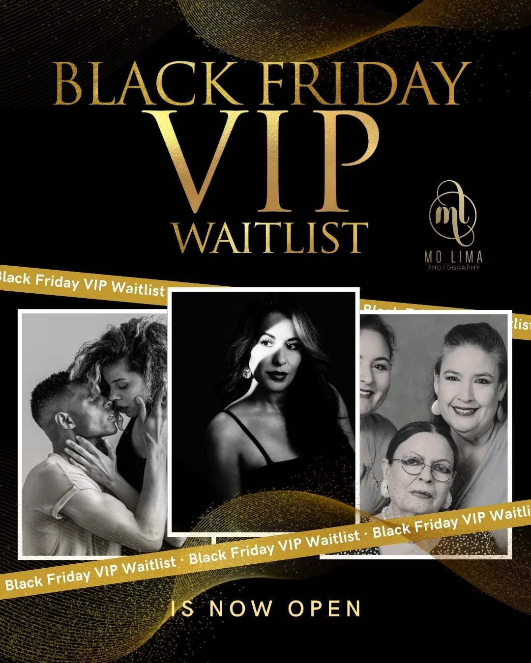 🎉 BIG NEWS! 🎉
It&rsquo;s that time of year again &mdash; and something truly special is coming to Mo Lima Photography! 💫

Our Black Friday VIP Waitlist is officially OPEN!
Whether you&rsquo;ve been dreaming of a stunning solo portrait, romantic co