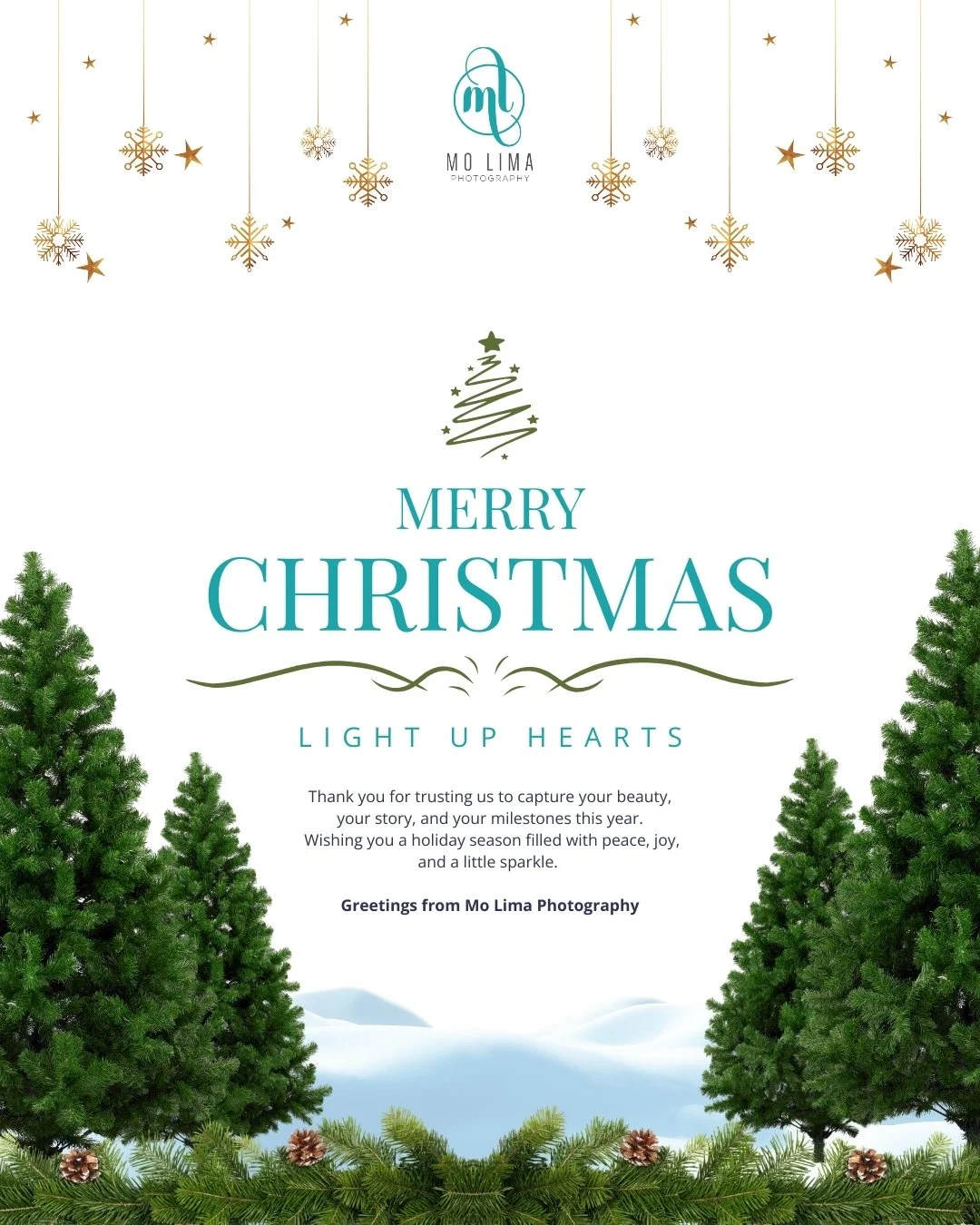 Wishing you a Christmas filled with light, love, and the people who make you feel seen. ✨

Thank you for allowing us to photograph your milestones, your growth, and the beauty you often forget you have. You&rsquo;ve made this year unforgettable.
Here