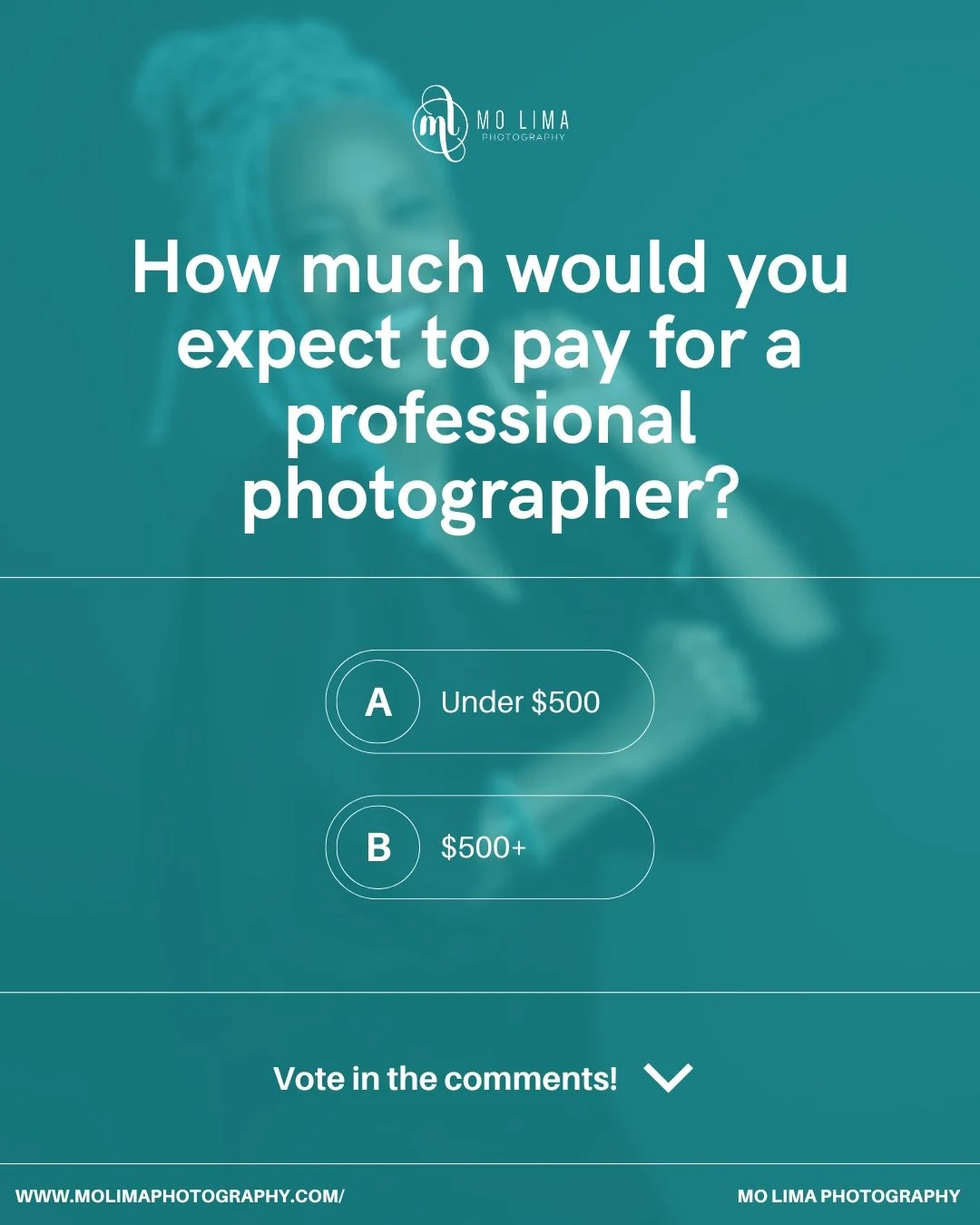 How much would you expect to pay for a professional photographer?

Photography may look simple from the outside, but every beautiful portrait is the result of planning, lighting, equipment, creative direction, retouching, and years of practice and pa