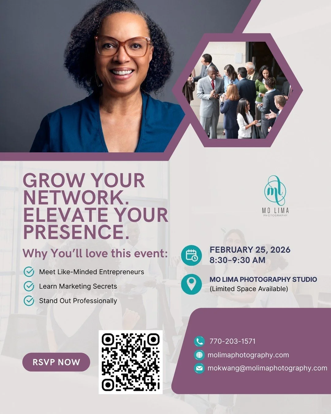 🤝 Build Your Business Network in the New Year!

Looking for new opportunities, collaborations, or fresh ideas to start 2026 strong? Join us for a morning designed to fuel your network and your marketing.

📅 When: February 25, 2026 | 8:30&ndash;9:30