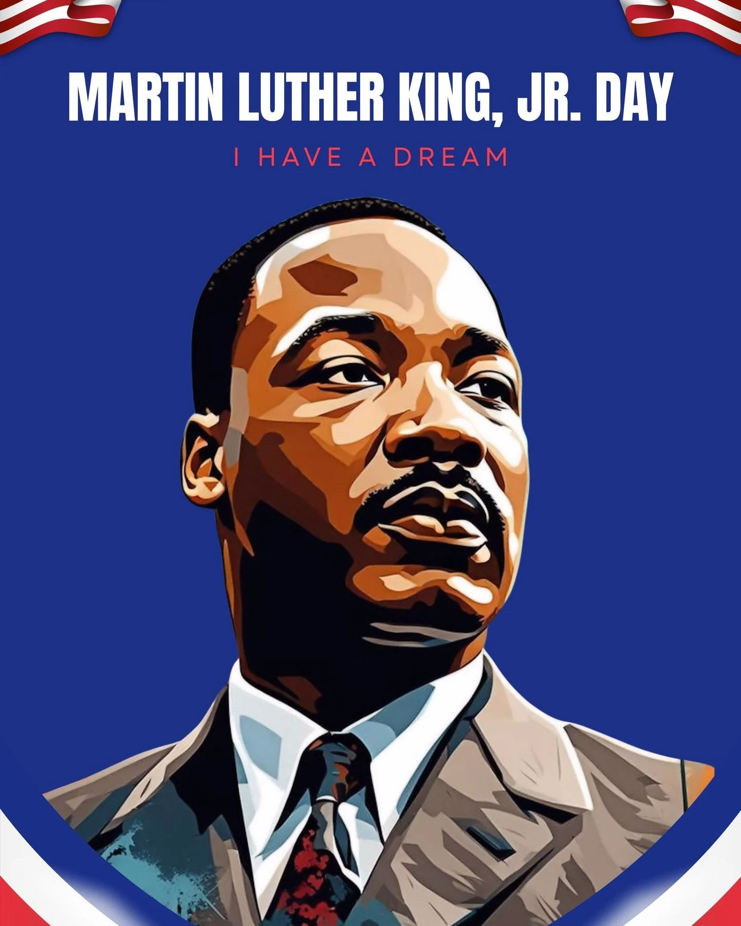 Honoring Martin Luther King Jr.
A Remembrance of Courage, Vision, and the Power of Every Voice

Today, we honor the life and legacy of Dr. Martin Luther King Jr., a leader whose courage and vision must continue to shape our world.

As a portrait phot