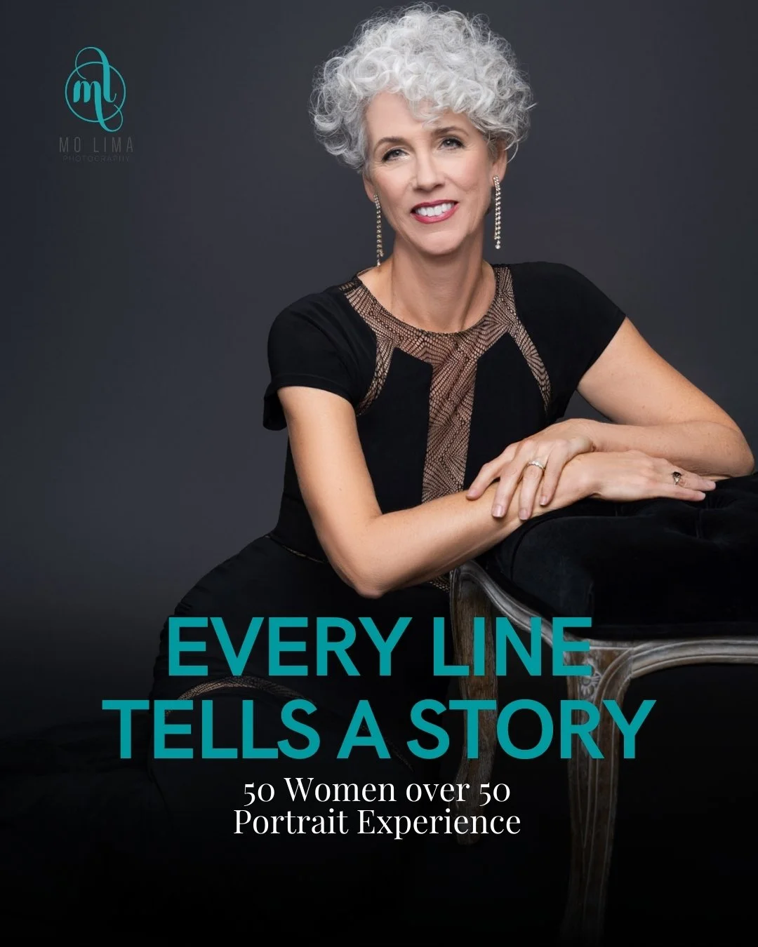 Every line on your face tells a story.
Of courage. Of love. Of growth. Of resilience.
They are not flaws to hide. They are proof of a life fully lived.

The 50 Women Over 50 Portrait Experience is not about turning back time.
It is about honoring who