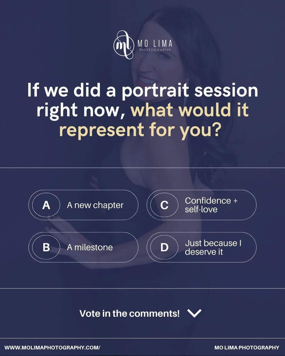 Sometimes a portrait session means honoring where you are right now.

A new beginning.
A milestone you worked hard for.
A season of rediscovering your confidence.
Or simply deciding you are worthy of being seen.

So many women wait for the &ldquo;per