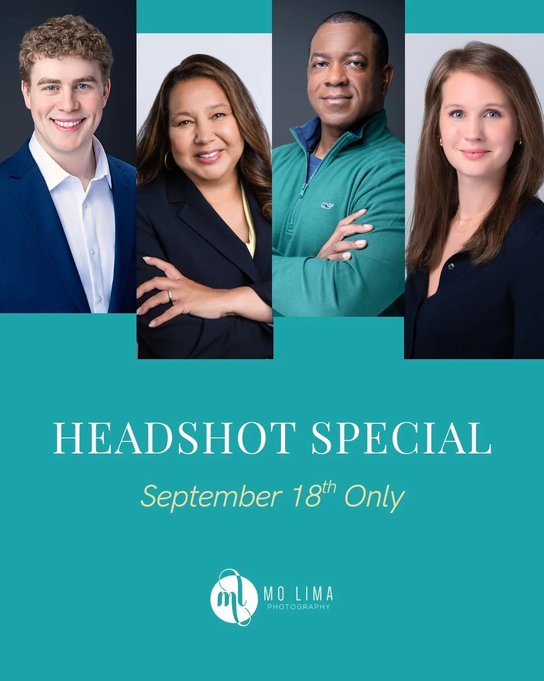 IT'S BACK. 📸✨

You asked, and we're bringing it back.

The Executive Headshot Day is returning on September 18, 2026!

We've got you, but this is the last special of the year, and spots will fill up!

During your session, I'll guide you through the 
