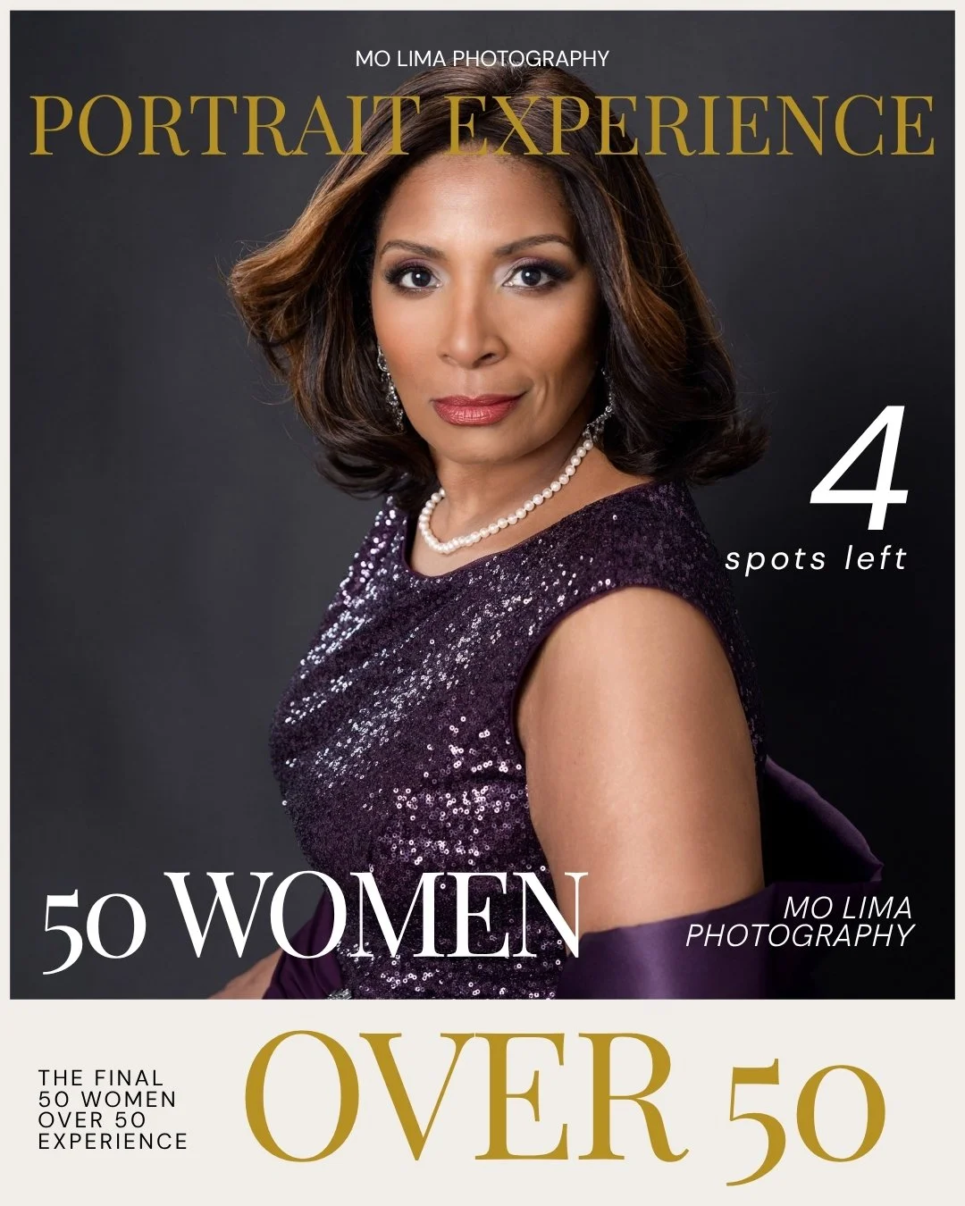Why now? Because you deserve to celebrate YOU. 🤍

You've spent years building a life, raising a family, growing your career, and showing up for others. When was the last time you did something just for yourself?

The 50 Women Over 50 Portrait Experi
