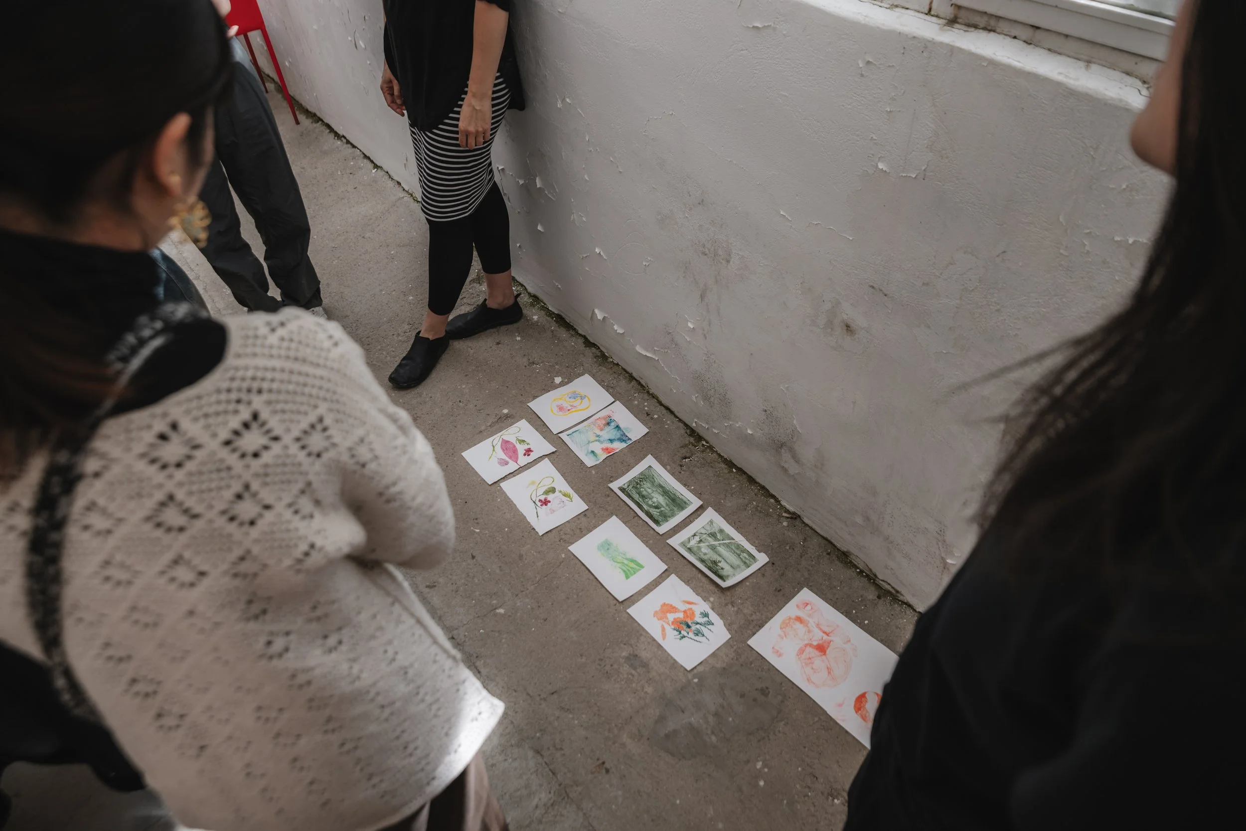 Experimental printmaking INNER and OUTER Landscapes
