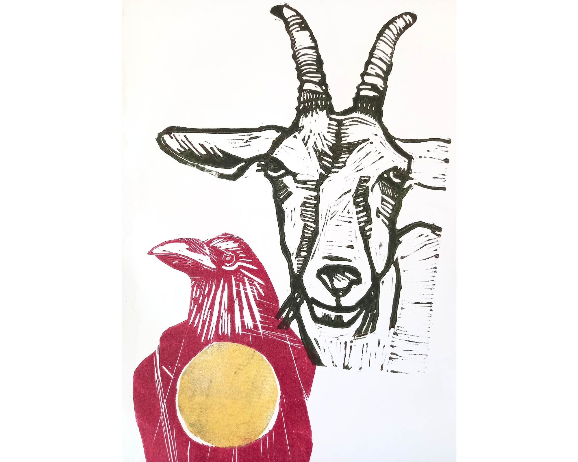Goat and a raven.png