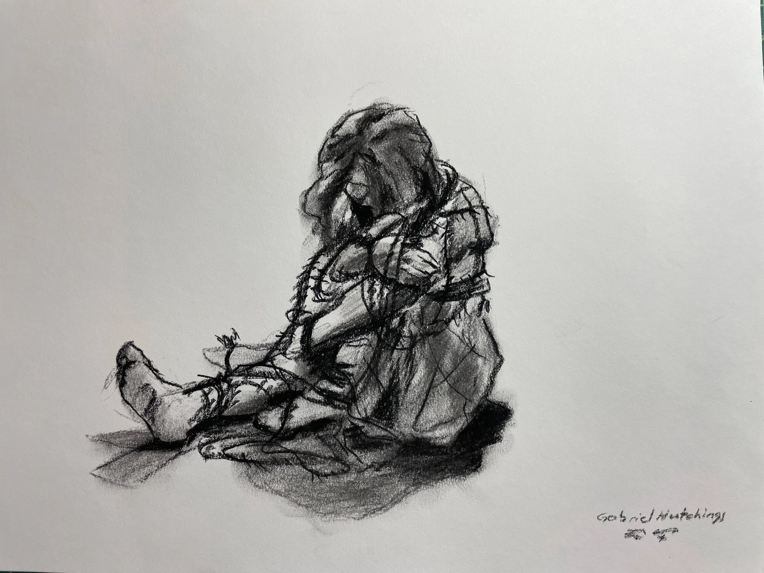 Original Drawing Rope Bondage