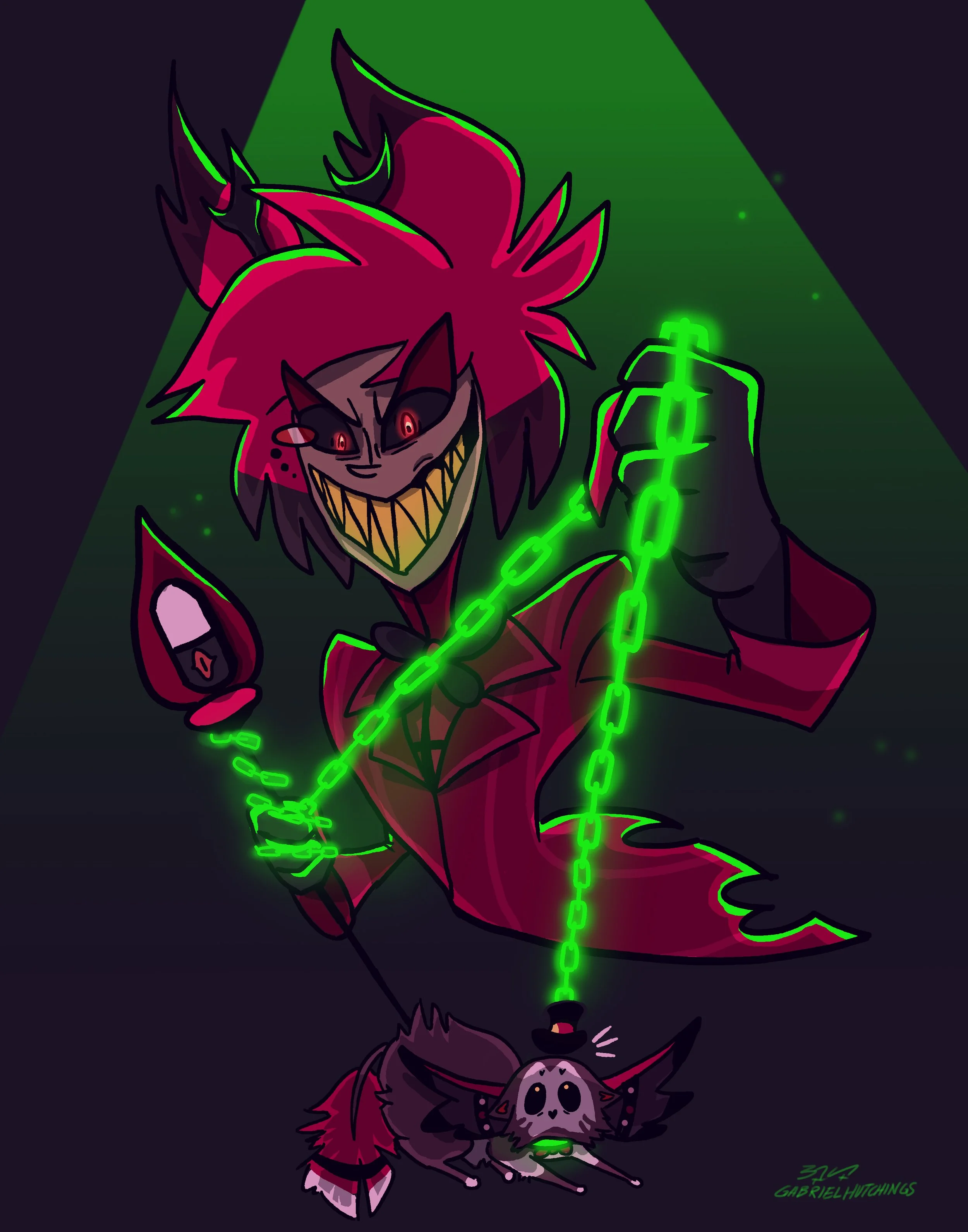 Alastor and Husk Print 50% OFF Clearance