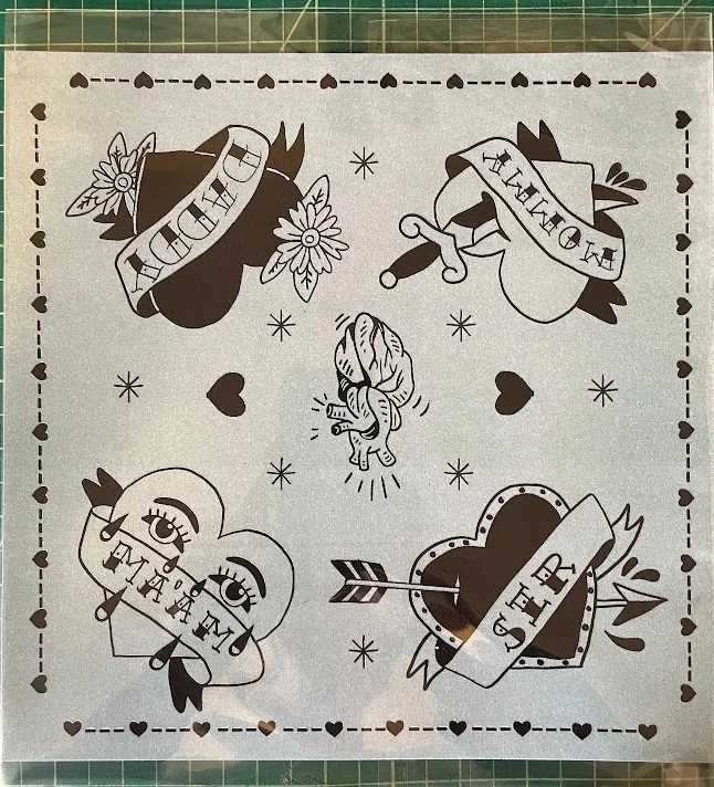 Hunters Green Hanky Code Risograph Print