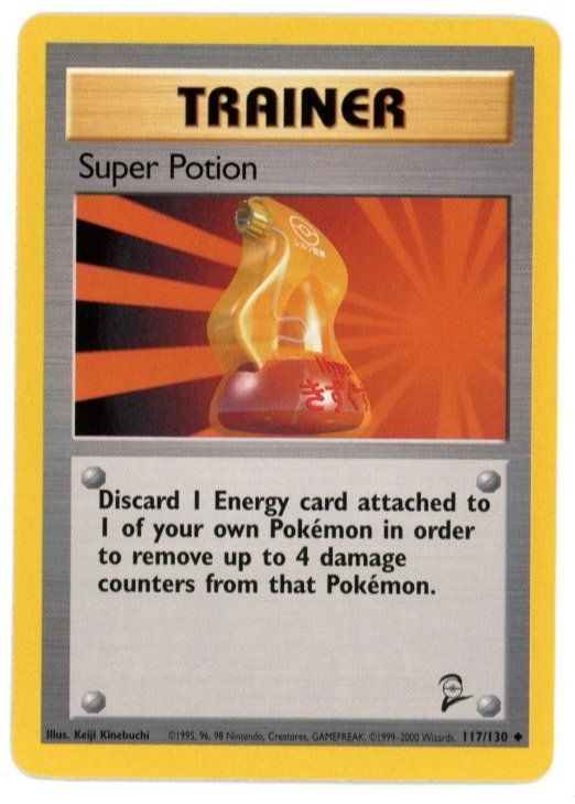Super Potion 117/130 Base Set 2