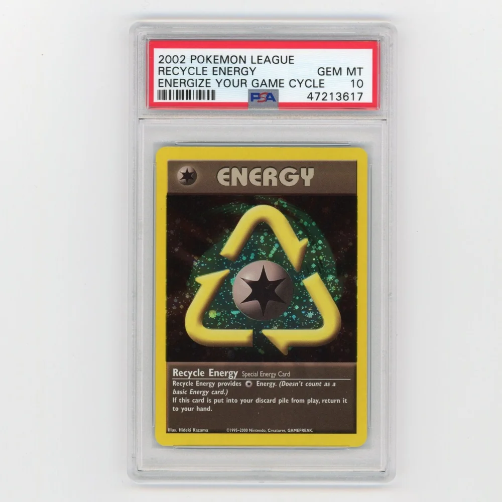 Recycle Energy PSA - Energize Your Game Promo Pokemon Card — The Card  Addicts