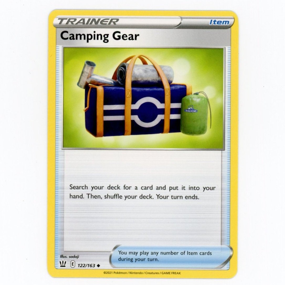 Camping Gear Non Holo 122/163 Battle Styles Single Pokémon Card