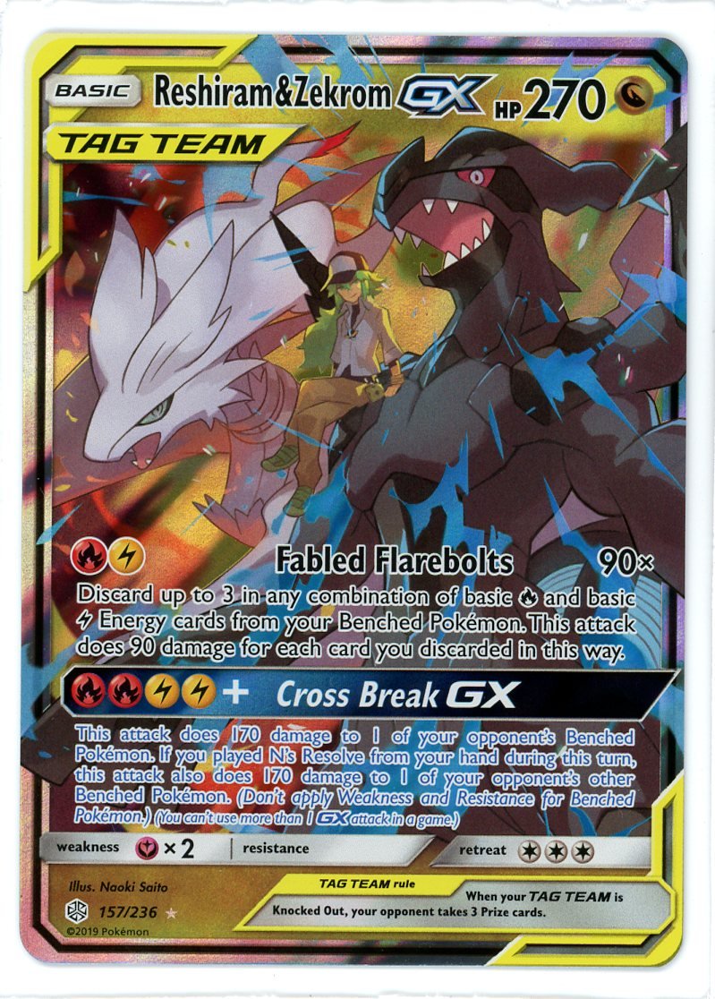 Reshiram & Zekrom-GX - 157/236