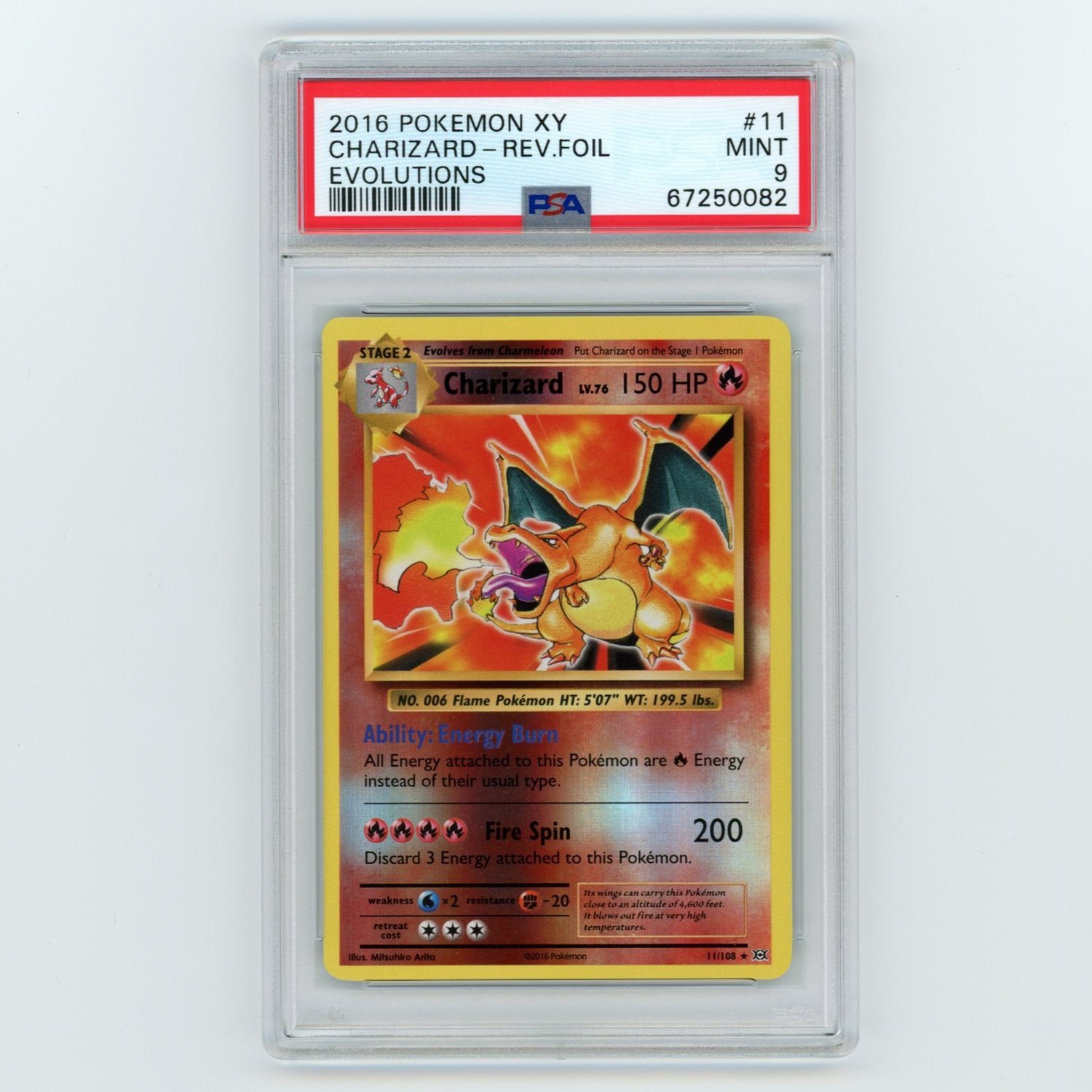 Charizard - XY: Evolutions Reverse Holo - Pokemon