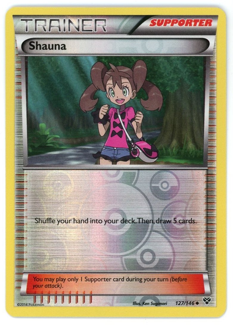 Shauna Reverse Holo 127/146 XY Base Pokémon Single Card