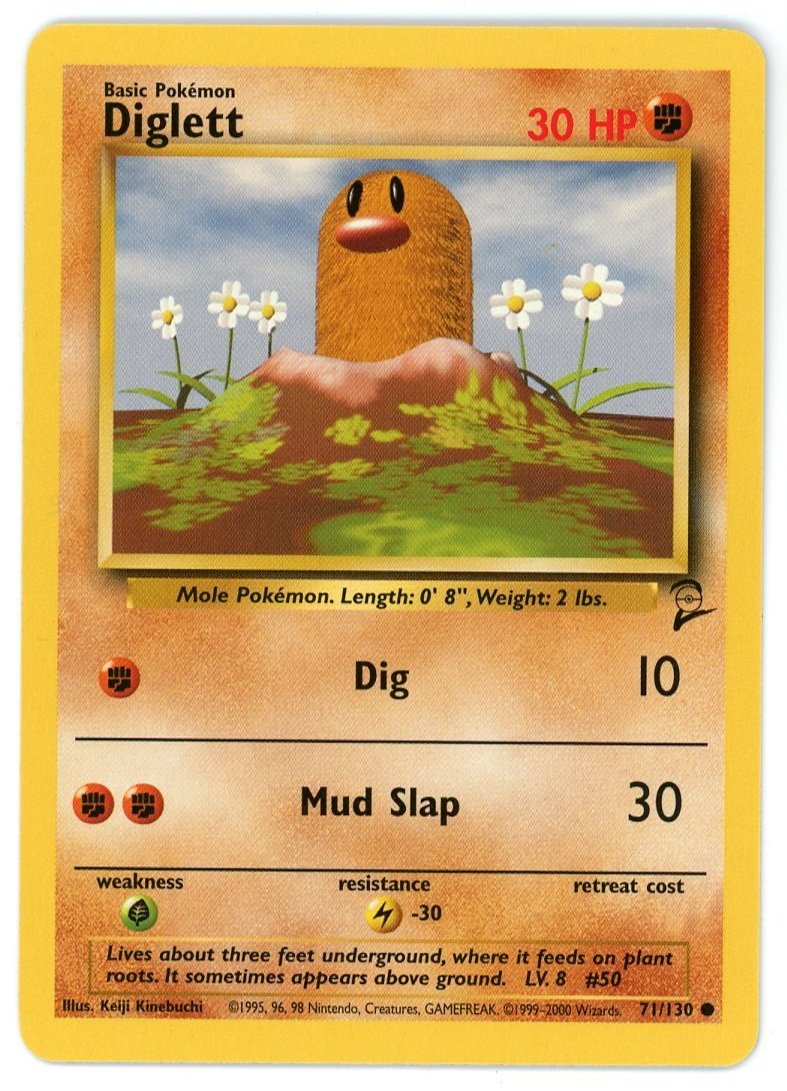 Diglett 71/130 Base Set 2