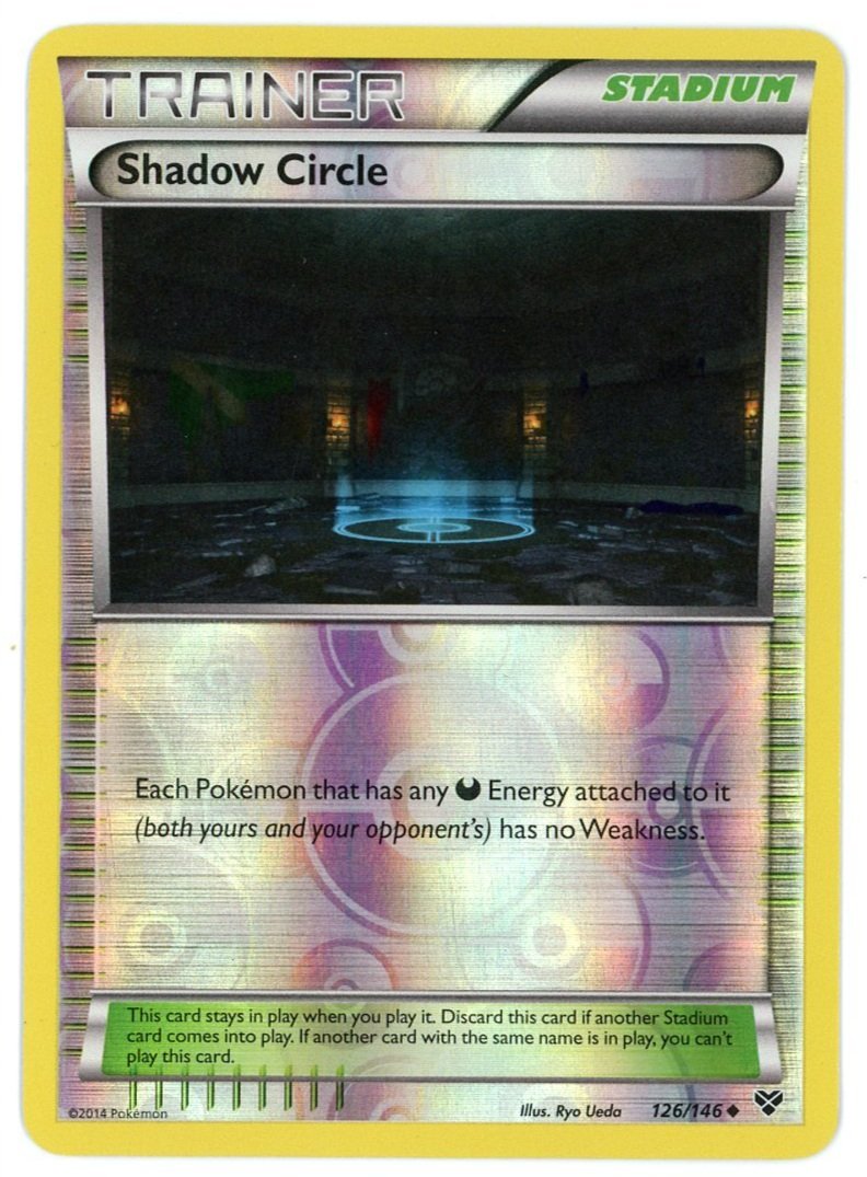 Shadow Circle Reverse Holo 126/146 XY Base Pokémon Single Card